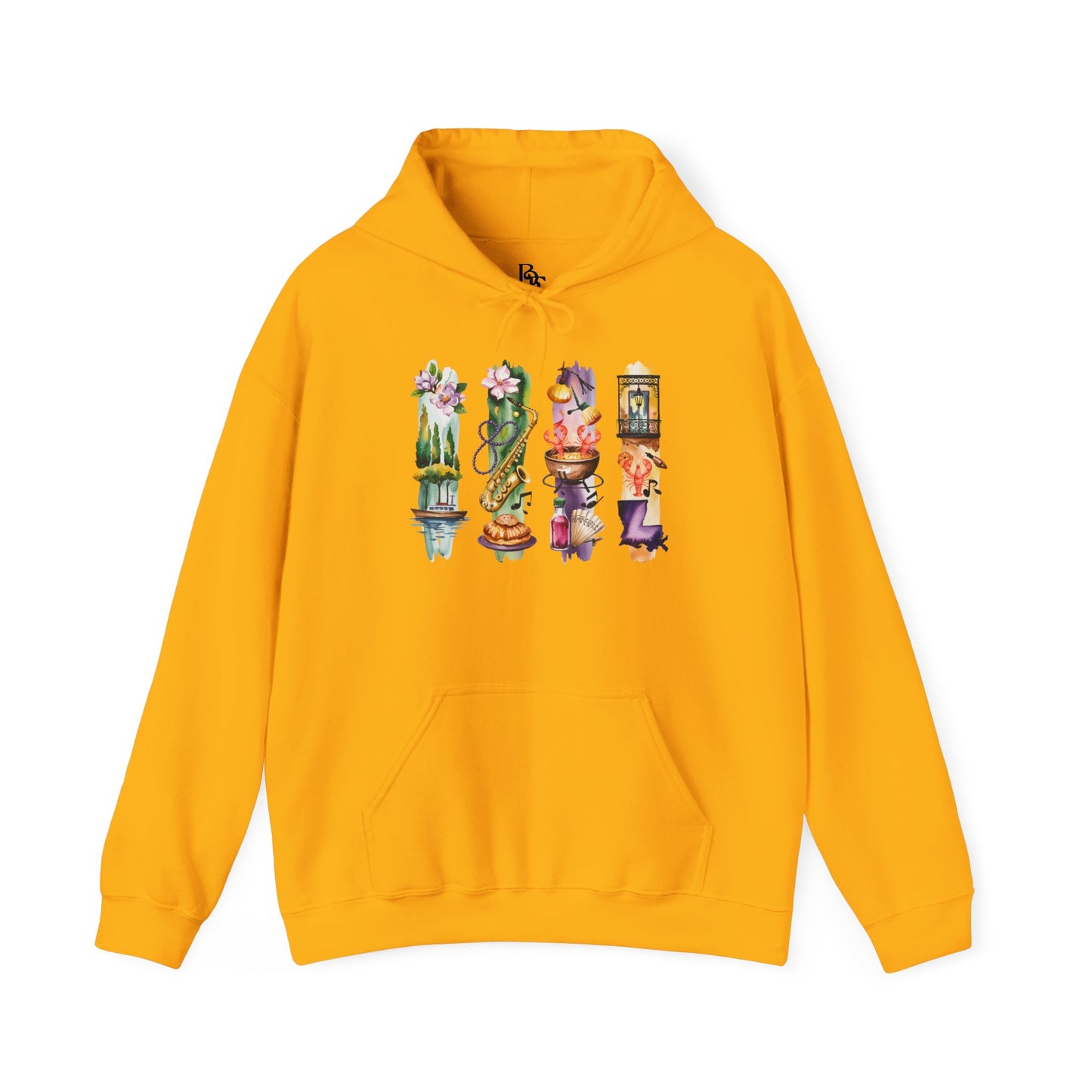 Louisiana Nature Hoodie – Unisex Sweatshirt for Music, Culture & Nature Lovers
