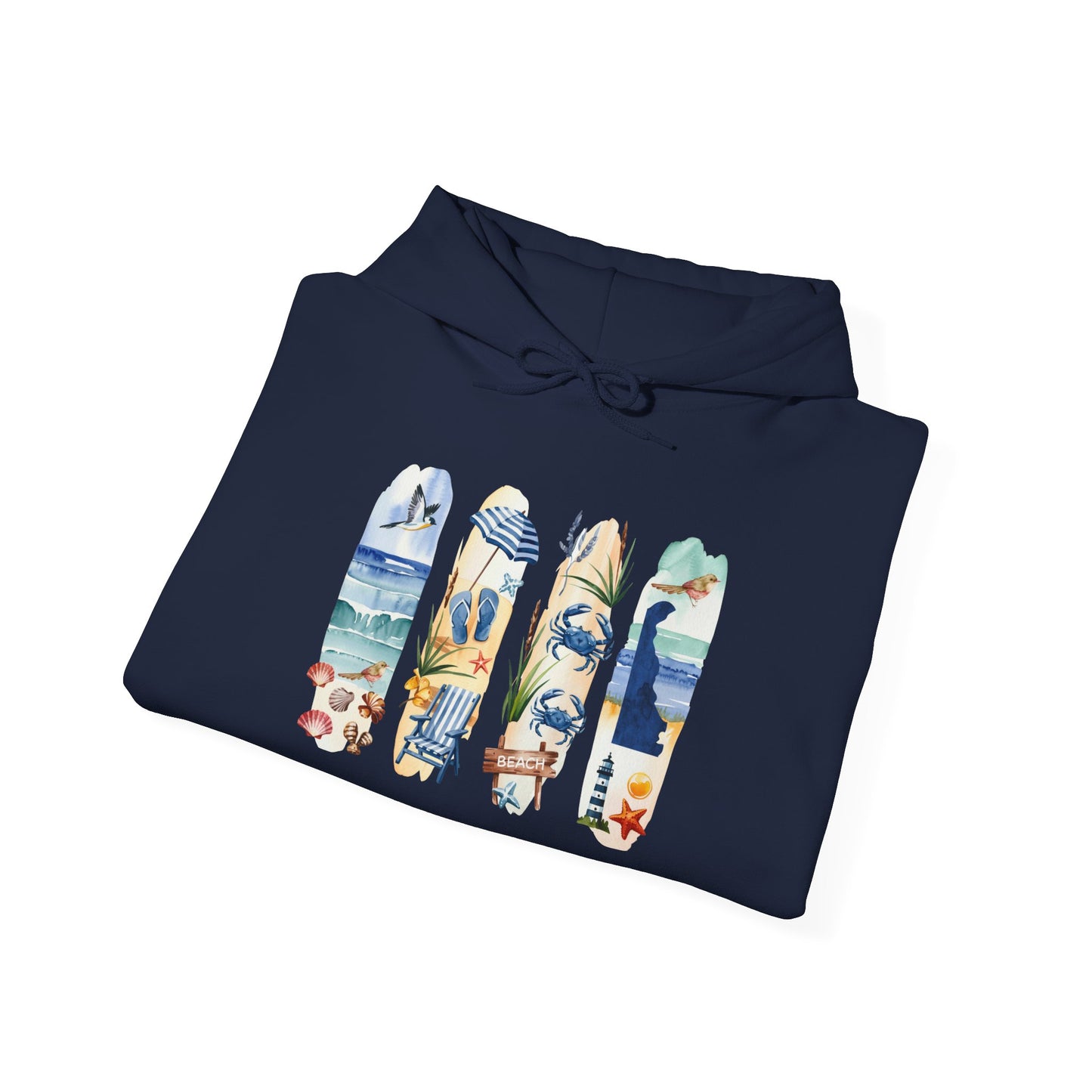 Delaware Nature Hoodie – Unisex Sweatshirt for Shoreline & Trail Lovers