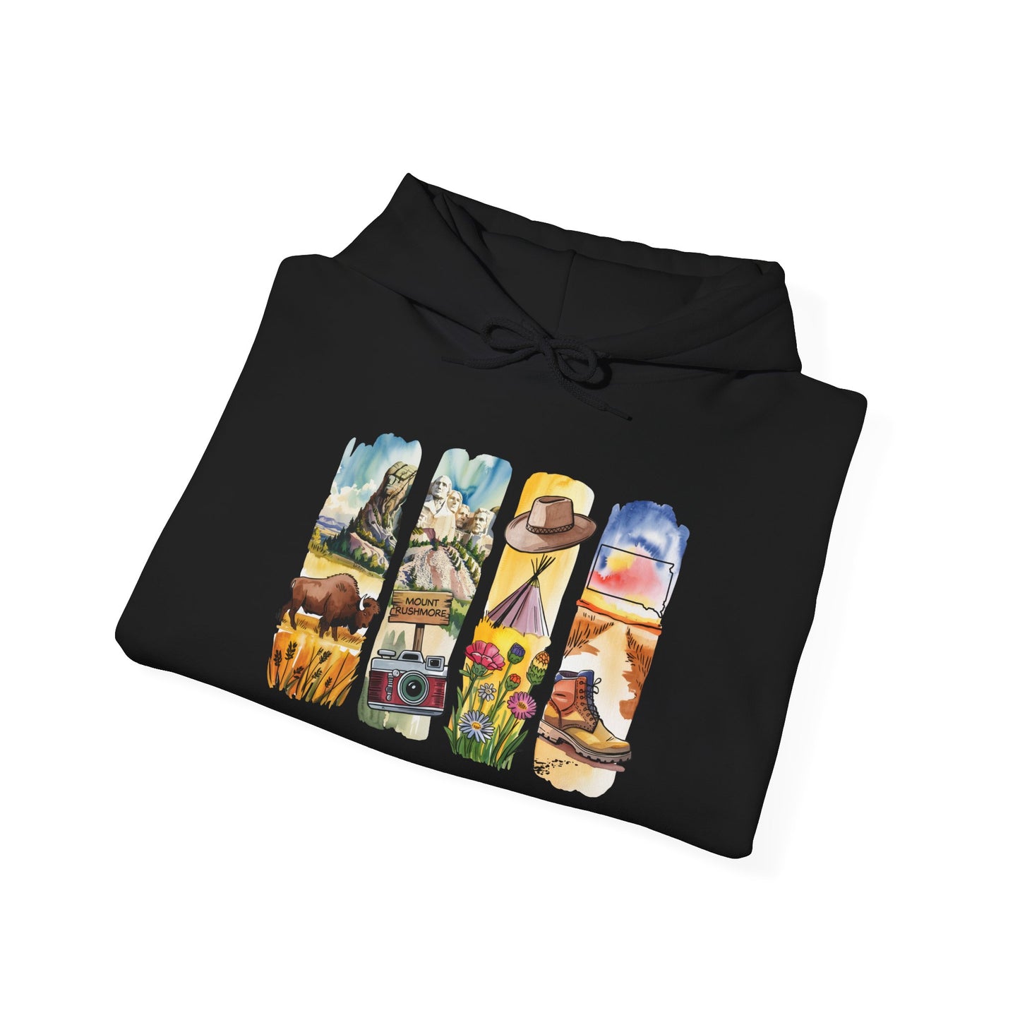 South Dakota Nature Hoodie – Unisex Sweatshirt for Outdoor Adventurers