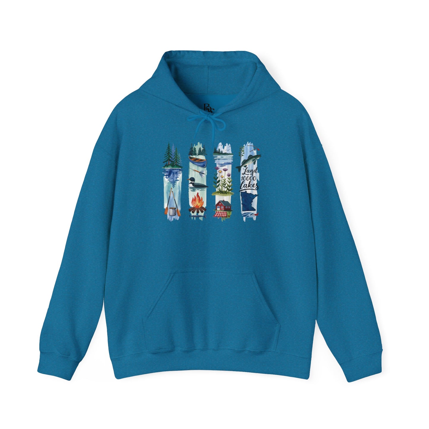 Minnesota Nature Hoodie – Unisex Sweatshirt for Forest & Lake Lovers