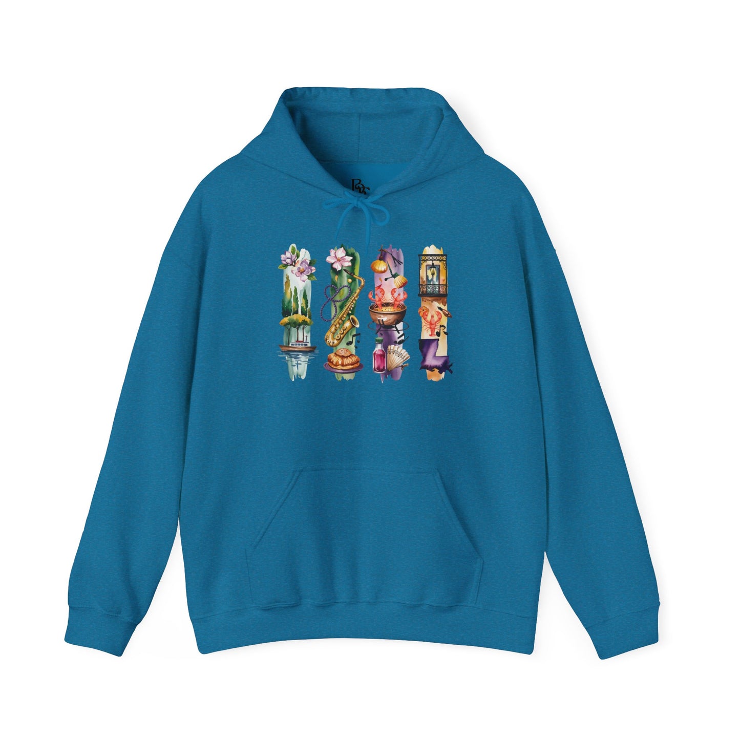 Louisiana Nature Hoodie – Unisex Sweatshirt for Music, Culture & Nature Lovers