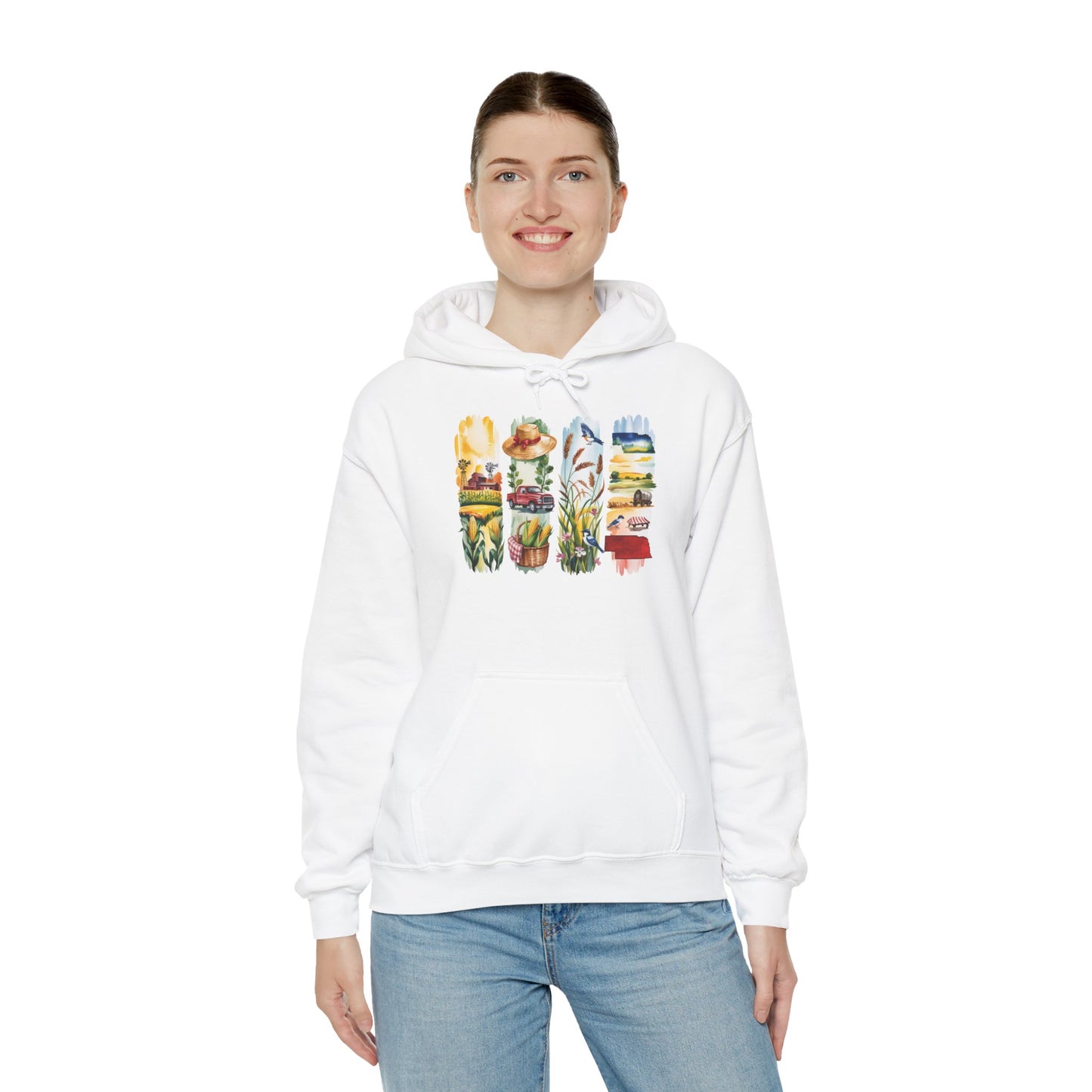 Nebraska Nature Hoodie – Unisex Sweatshirt for Prairie & Plains Explorers