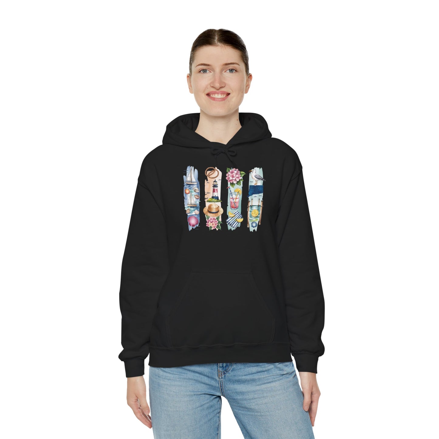 Connecticut Nature Hoodie – Unisex Sweatshirt for Forest & Shoreline Lovers