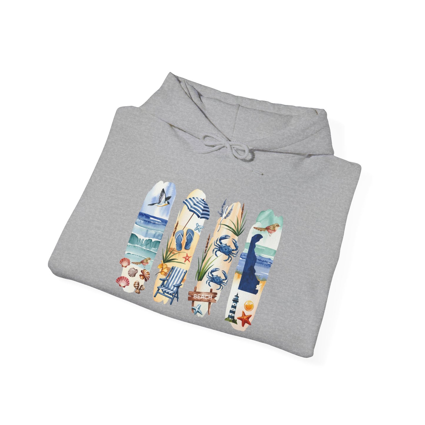Delaware Nature Hoodie – Unisex Sweatshirt for Shoreline & Trail Lovers