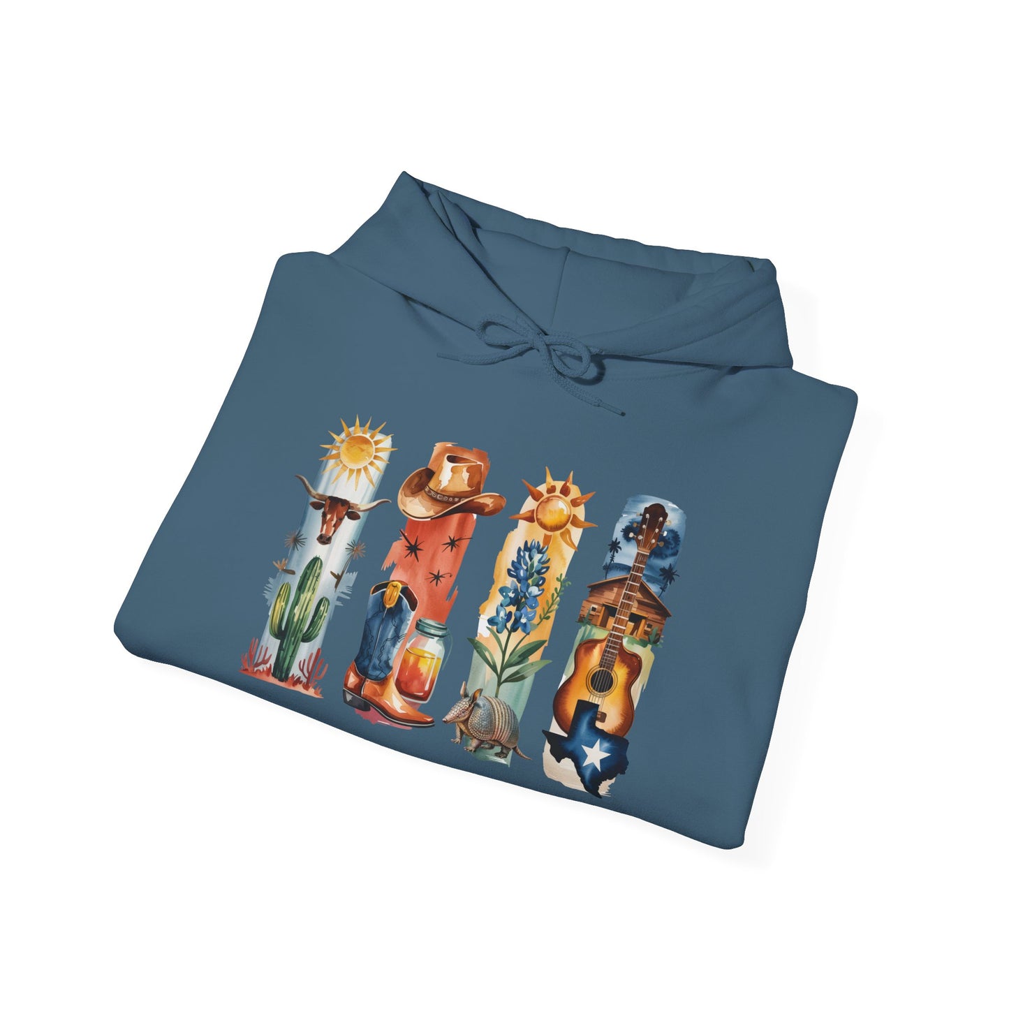Texas Nature Hoodie – Unisex Lone Sweatshirt for Desert & Hill Country Lovers