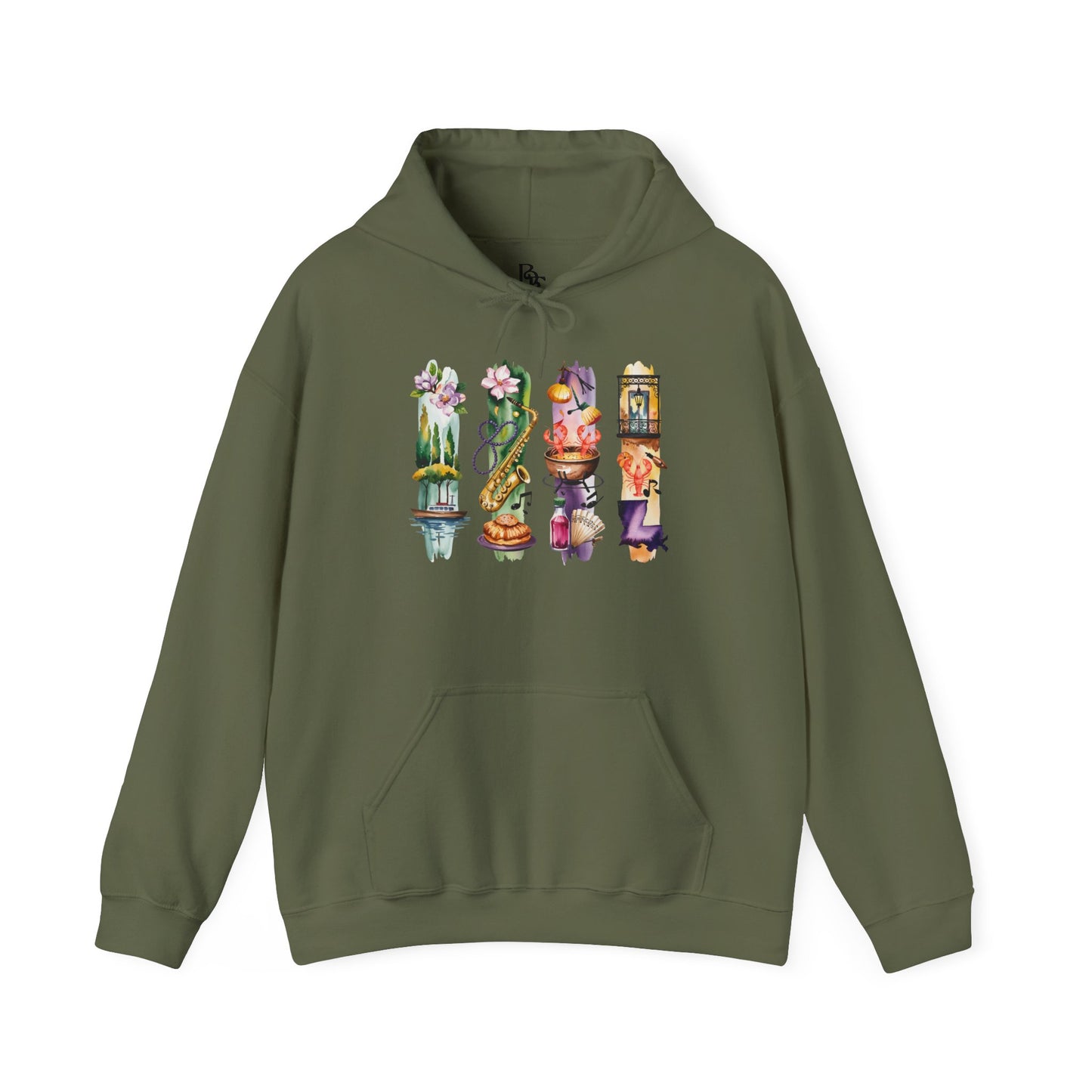 Louisiana Nature Hoodie – Unisex Sweatshirt for Music, Culture & Nature Lovers