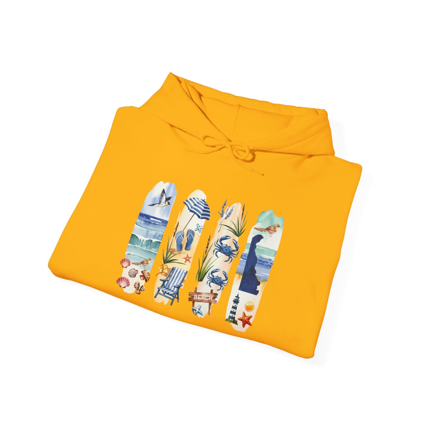 Delaware Nature Hoodie – Unisex Sweatshirt for Shoreline & Trail Lovers