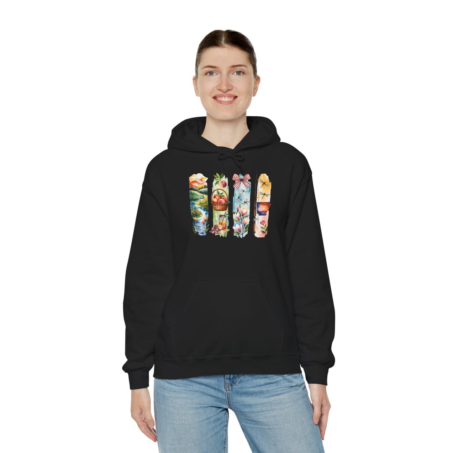 Arkansas Nature Hoodie – Unisex Sweatshirt for Forest & River Lovers