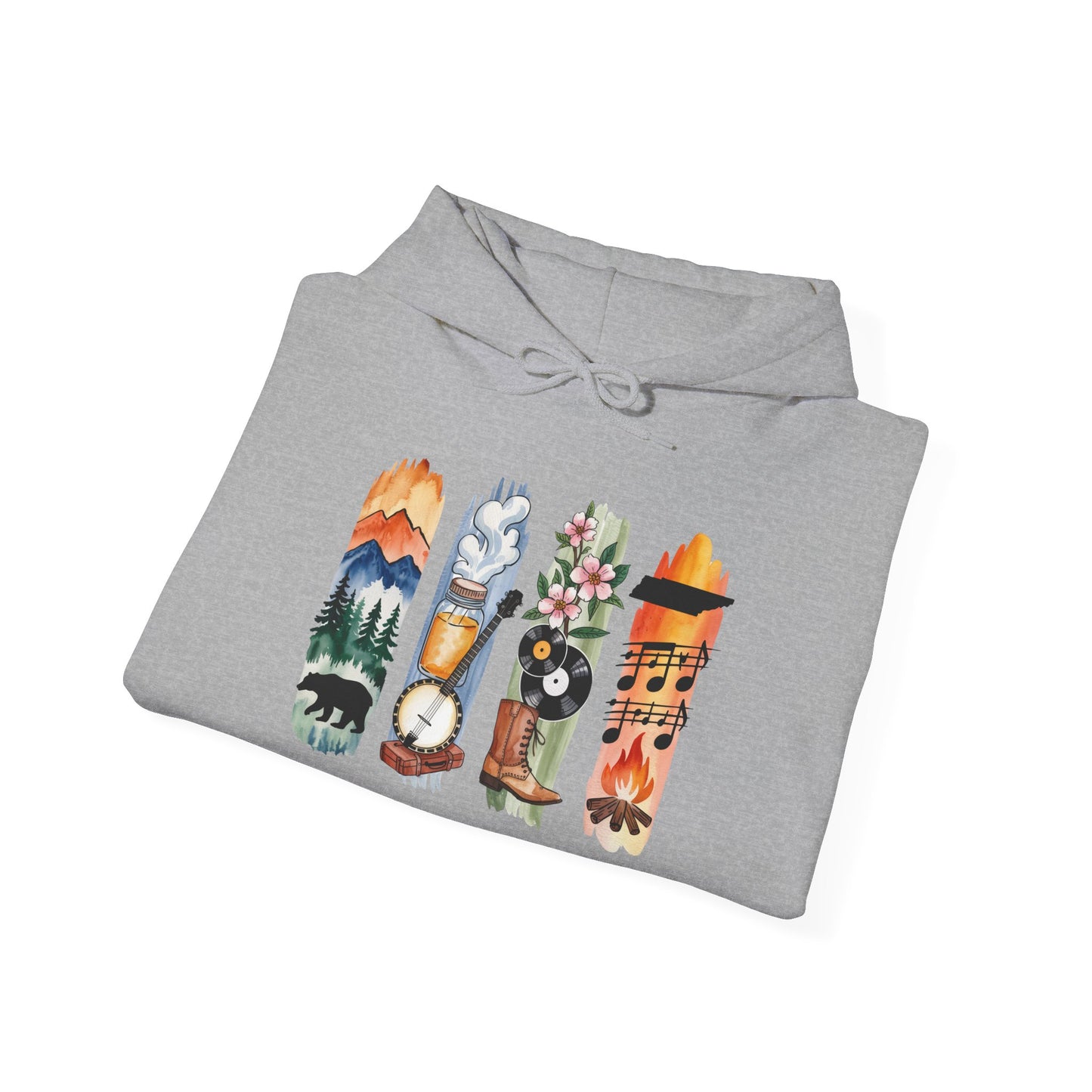 Tennessee Nature Hoodie – Unisex Smoky Mountains Sweatshirt for Outdoor & Nature lovers
