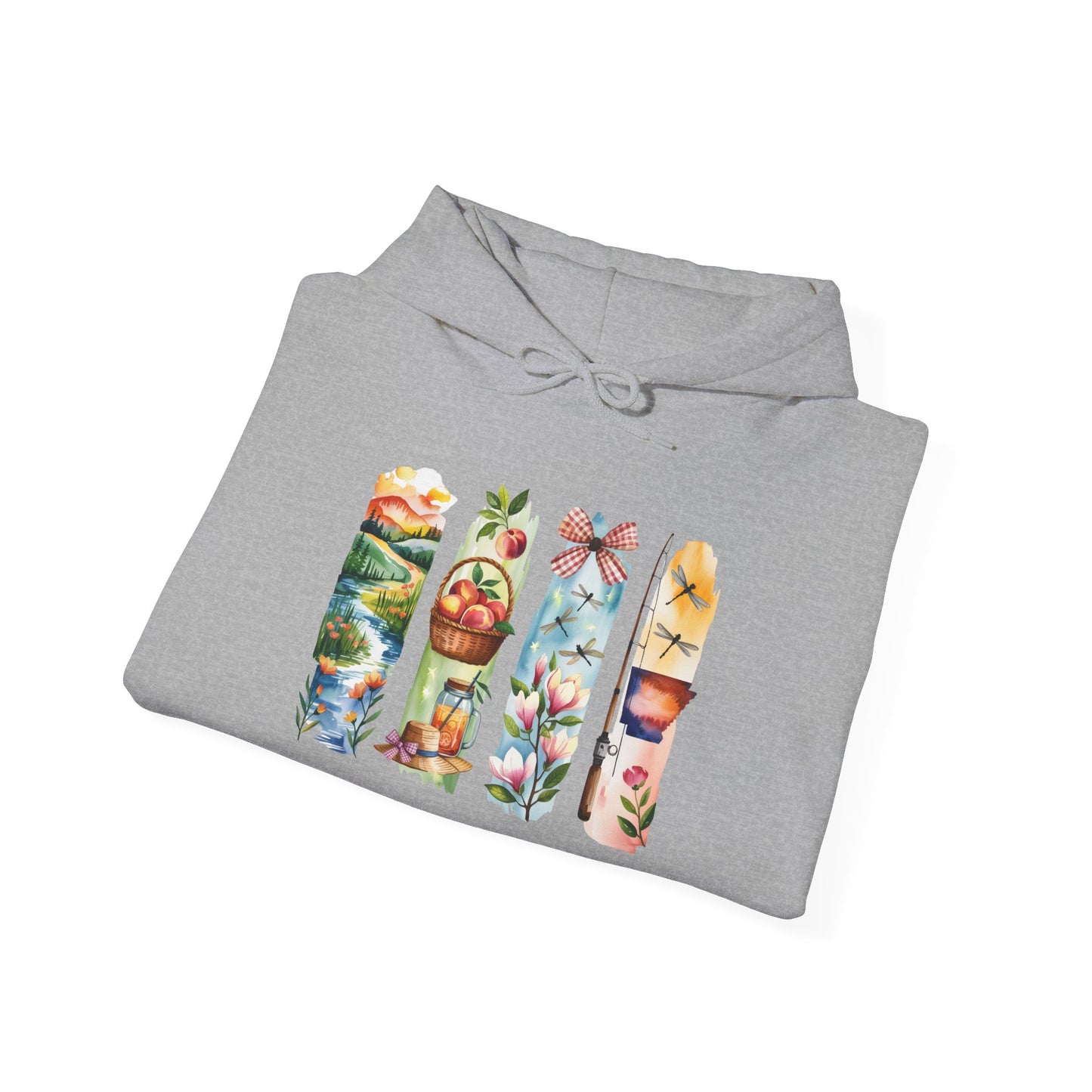 Arkansas Nature Hoodie – Unisex Sweatshirt for Forest & River Lovers