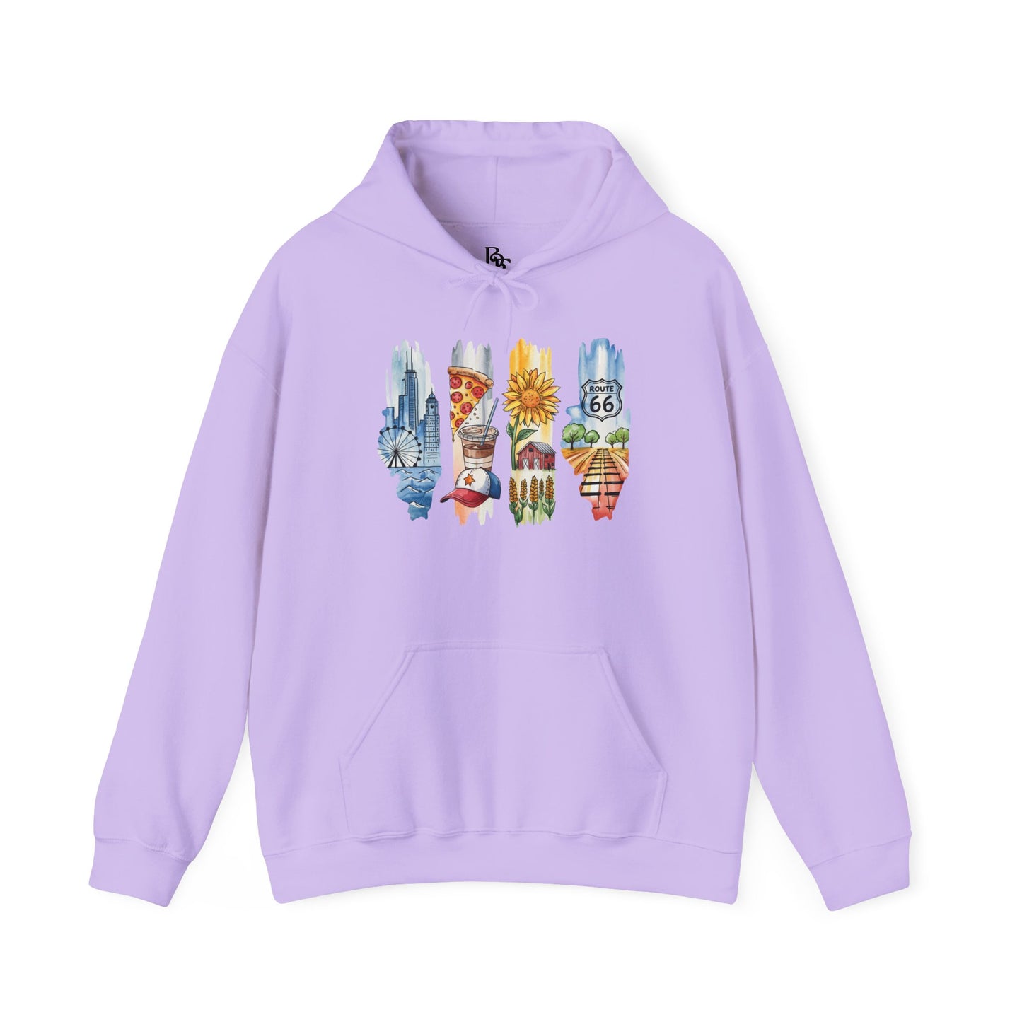 Illinois Nature Hoodie – Unisex Sweatshirt for Trail, Lake & City Escape Lovers