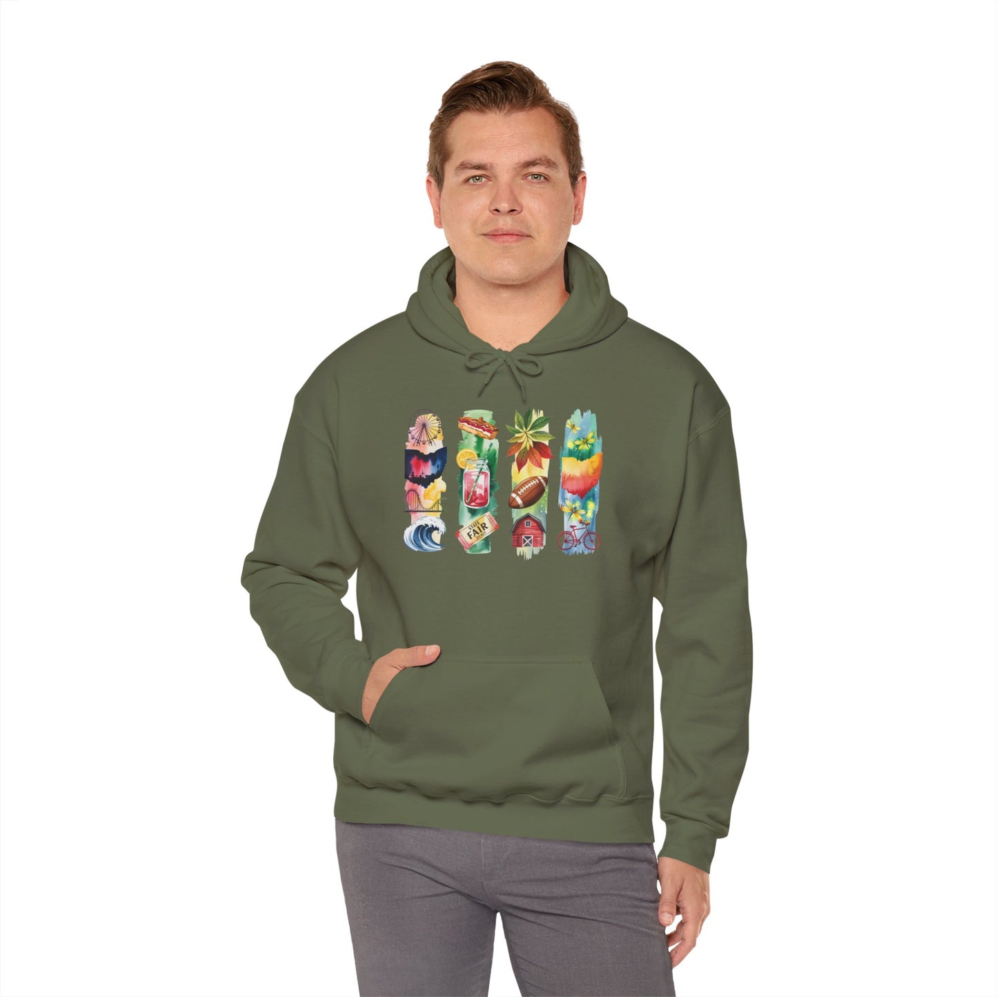 Ohio Nature Hoodie – Unisex Sweatshirt for Nature Lovers & Trail Explorers