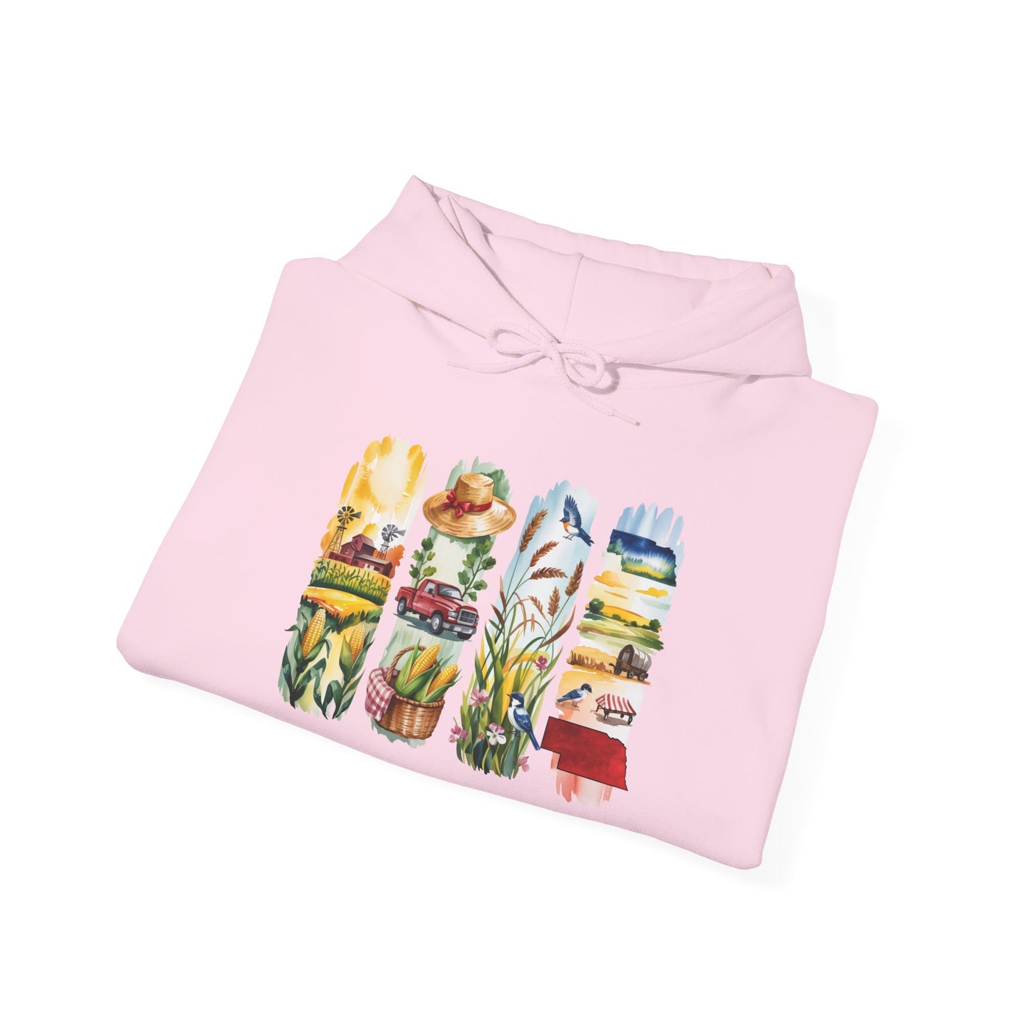 Nebraska Nature Hoodie – Unisex Sweatshirt for Prairie & Plains Explorers