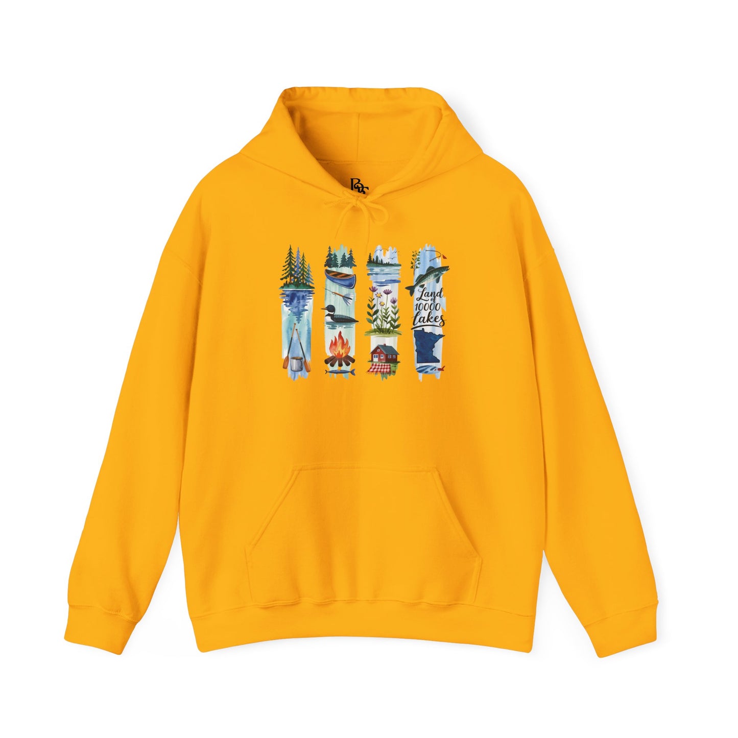 Minnesota Nature Hoodie – Unisex Sweatshirt for Forest & Lake Lovers