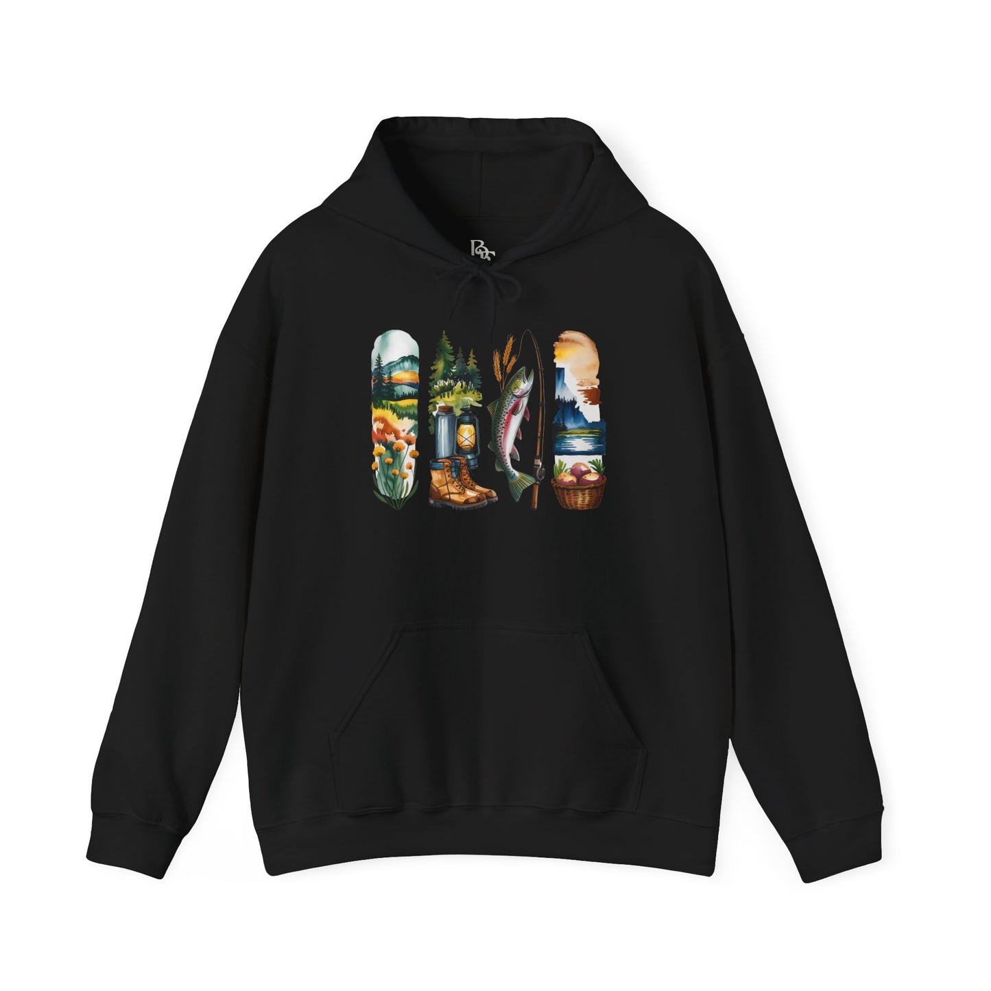 Idaho Nature Hoodie – Unisex Sweatshirt for Mountain & River Lovers