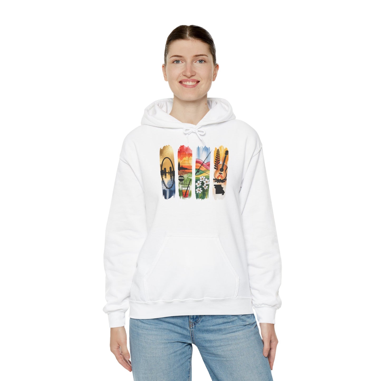 Missouri Nature Hoodie – Unisex Sweatshirt for Trail & River Lovers