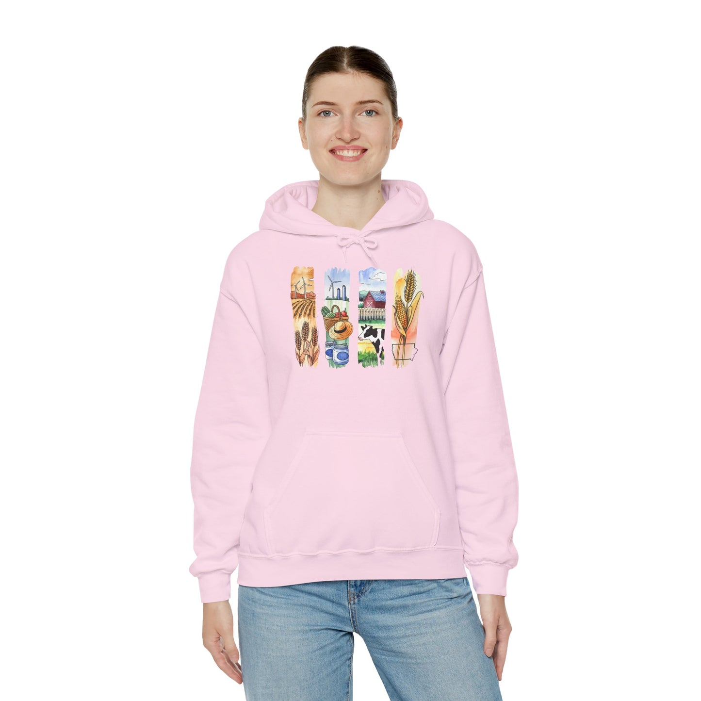Iowa Nature Hoodie – Unisex Sweatshirt for Lounging or Exploring
