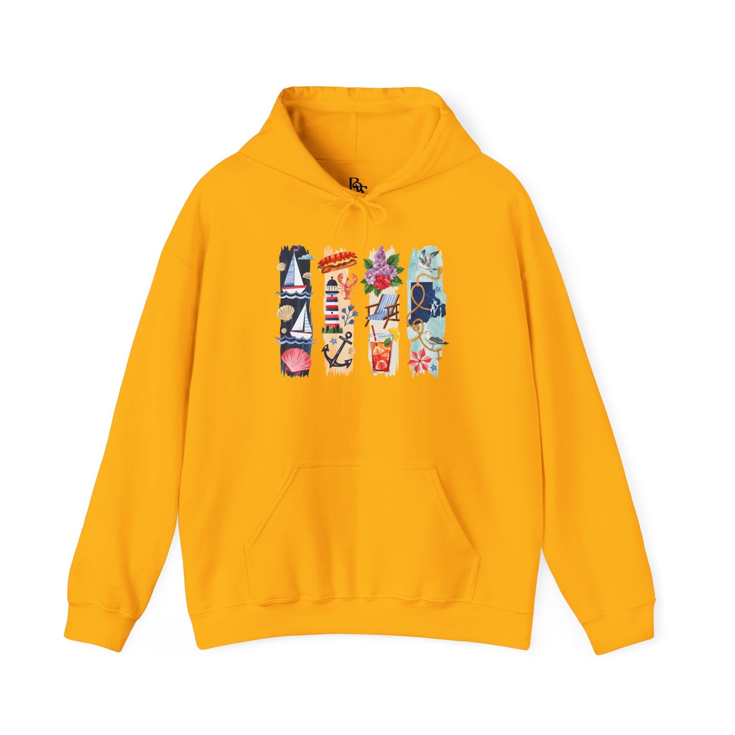 Rhode Island Nature Hoodie – Unisex Ocean State Sweatshirt for Coastal & Outdoor Lovers