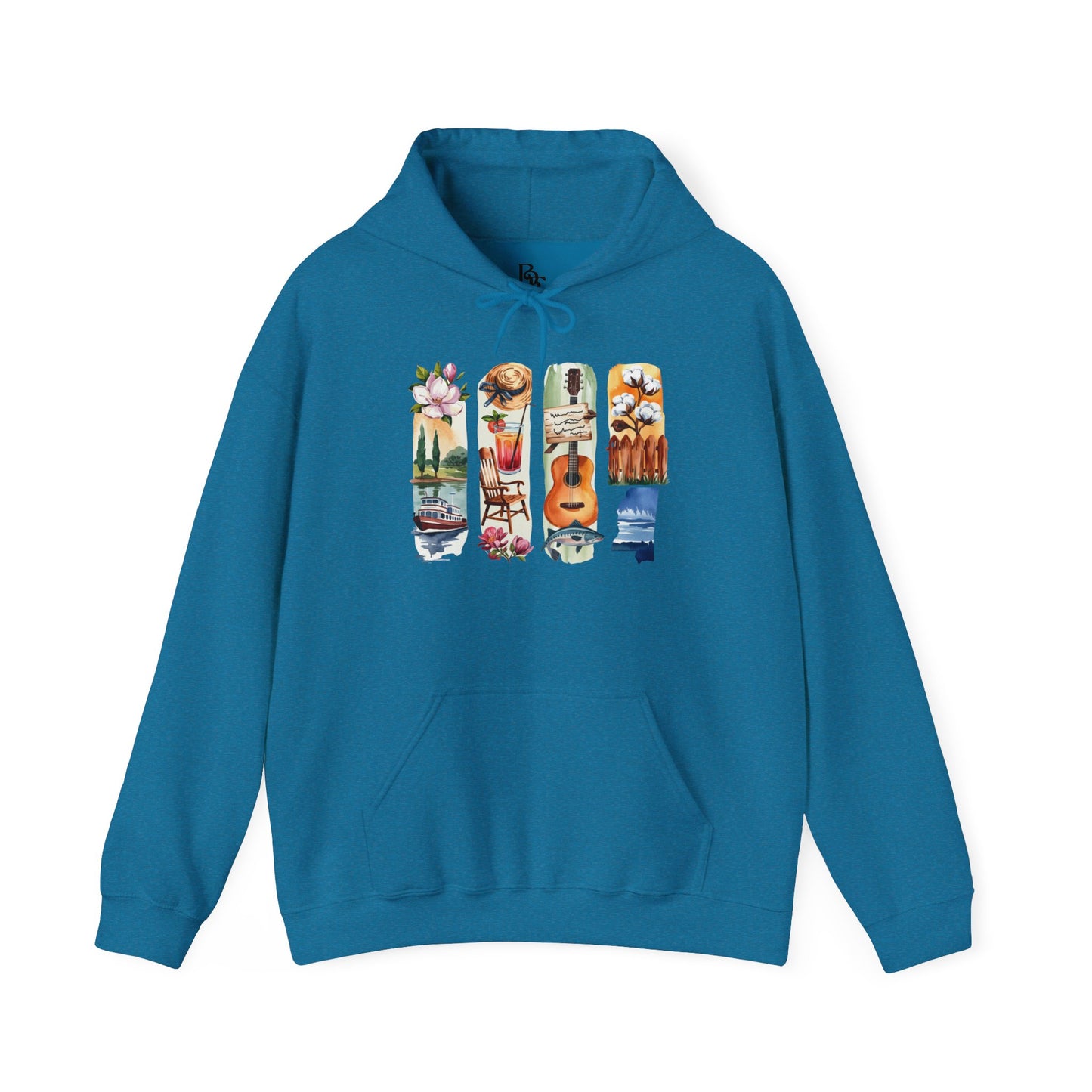 Mississippi Nature Hoodie – Unisex Sweatshirt for River & Forest Lovers