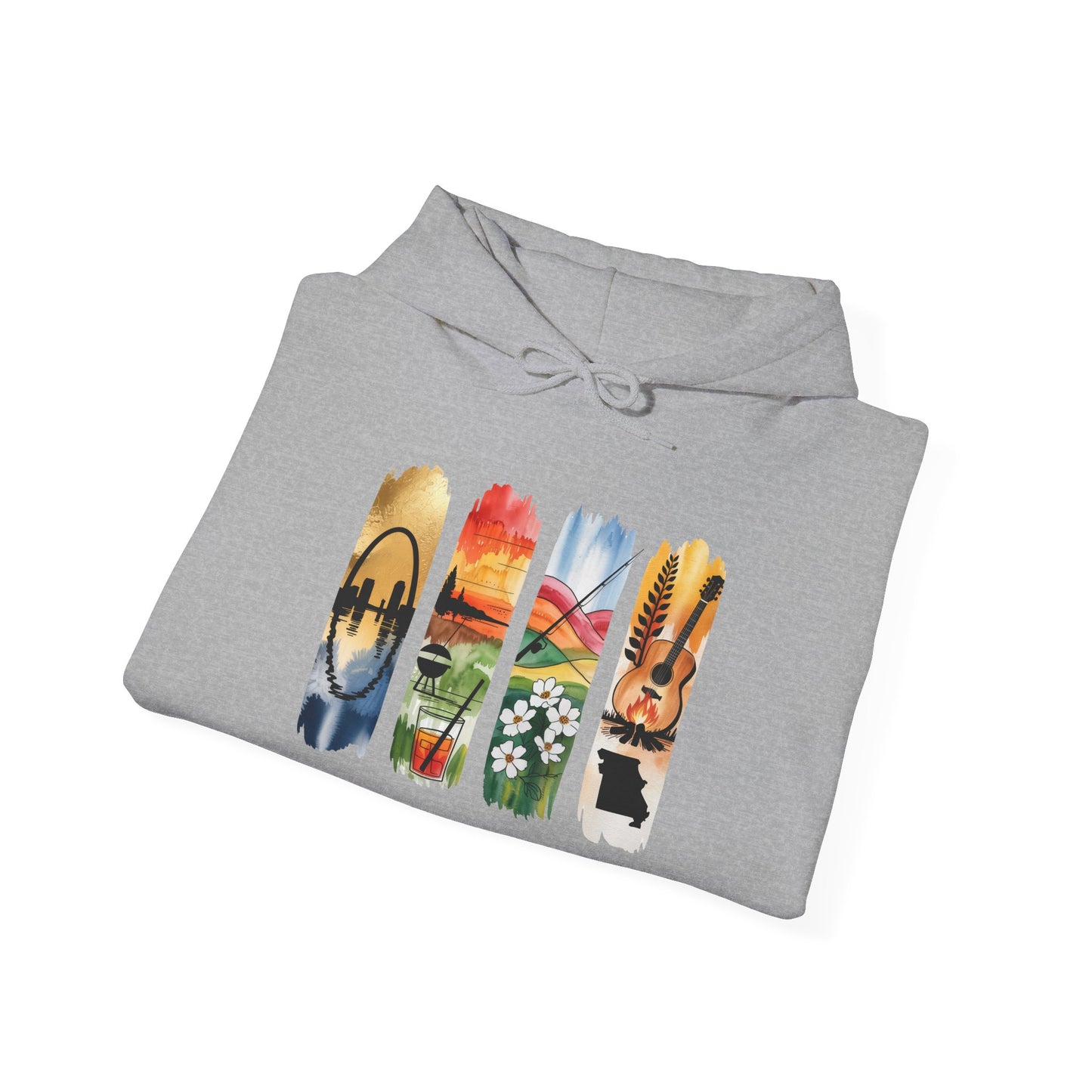 Missouri Nature Hoodie – Unisex Sweatshirt for Trail & River Lovers