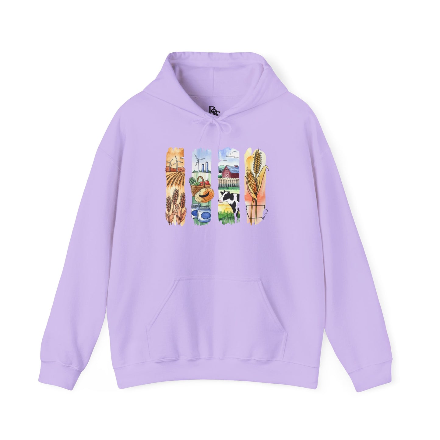 Iowa Nature Hoodie – Unisex Sweatshirt for Lounging or Exploring