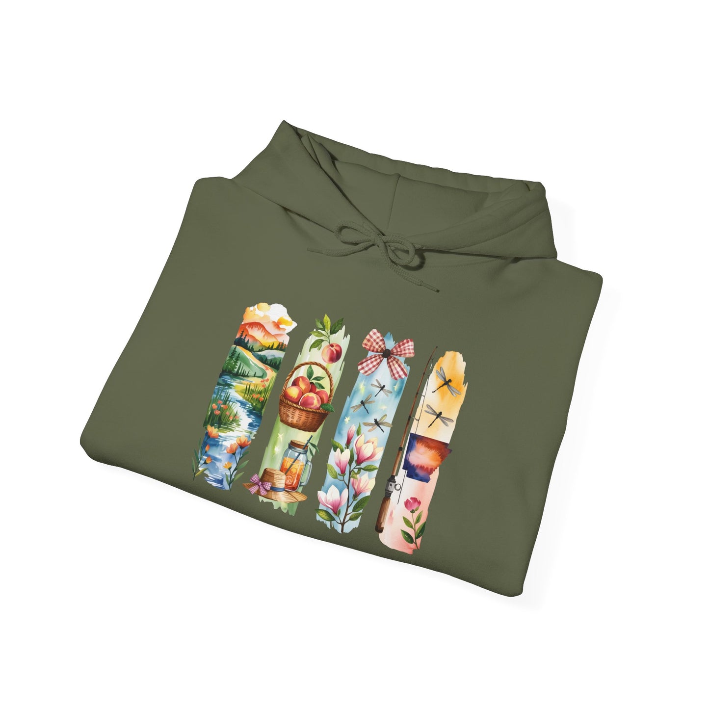Arkansas Nature Hoodie – Unisex Sweatshirt for Forest & River Lovers