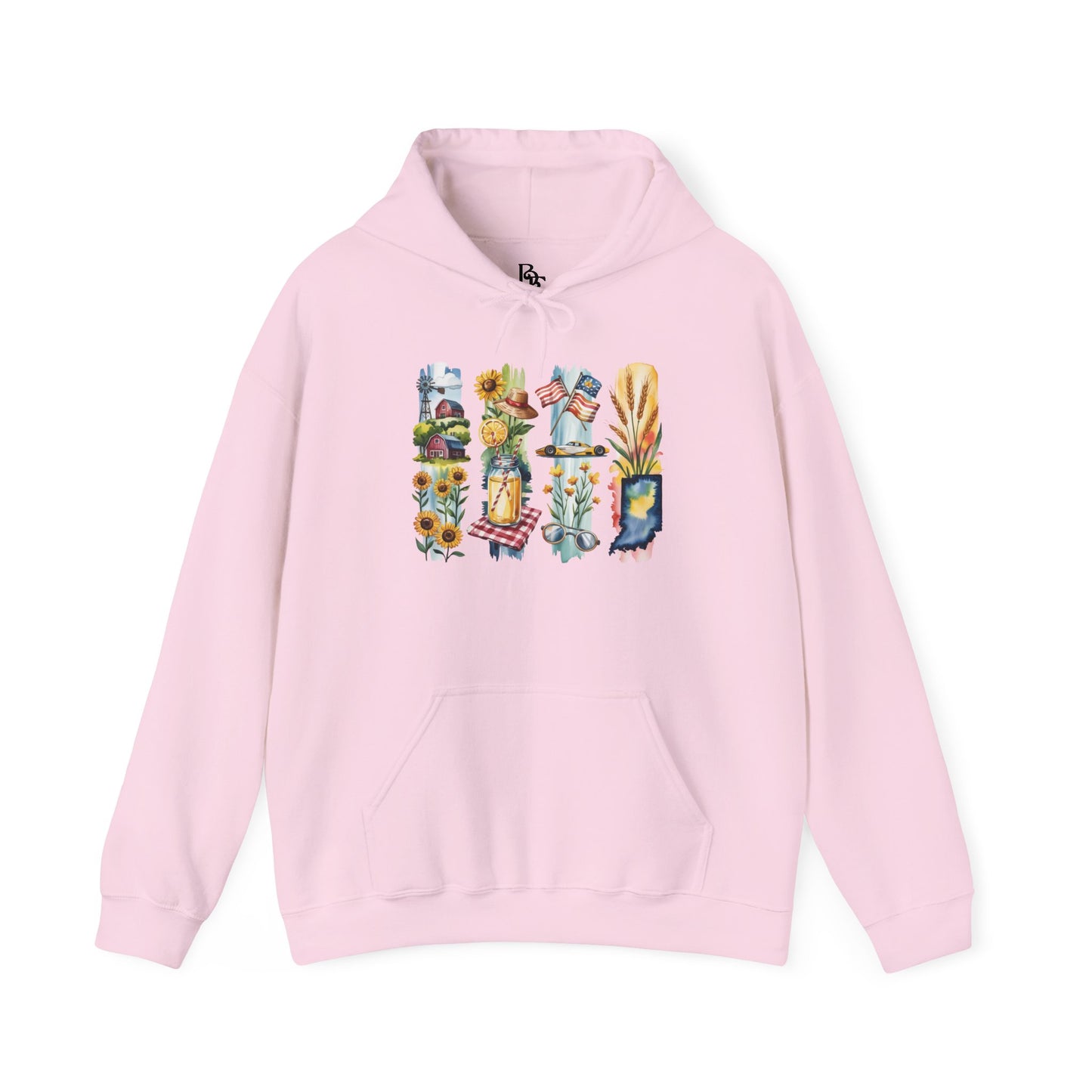 Indiana Nature Hoodie – Unisex Sweatshirt for Forest & Lakeside Wanderers