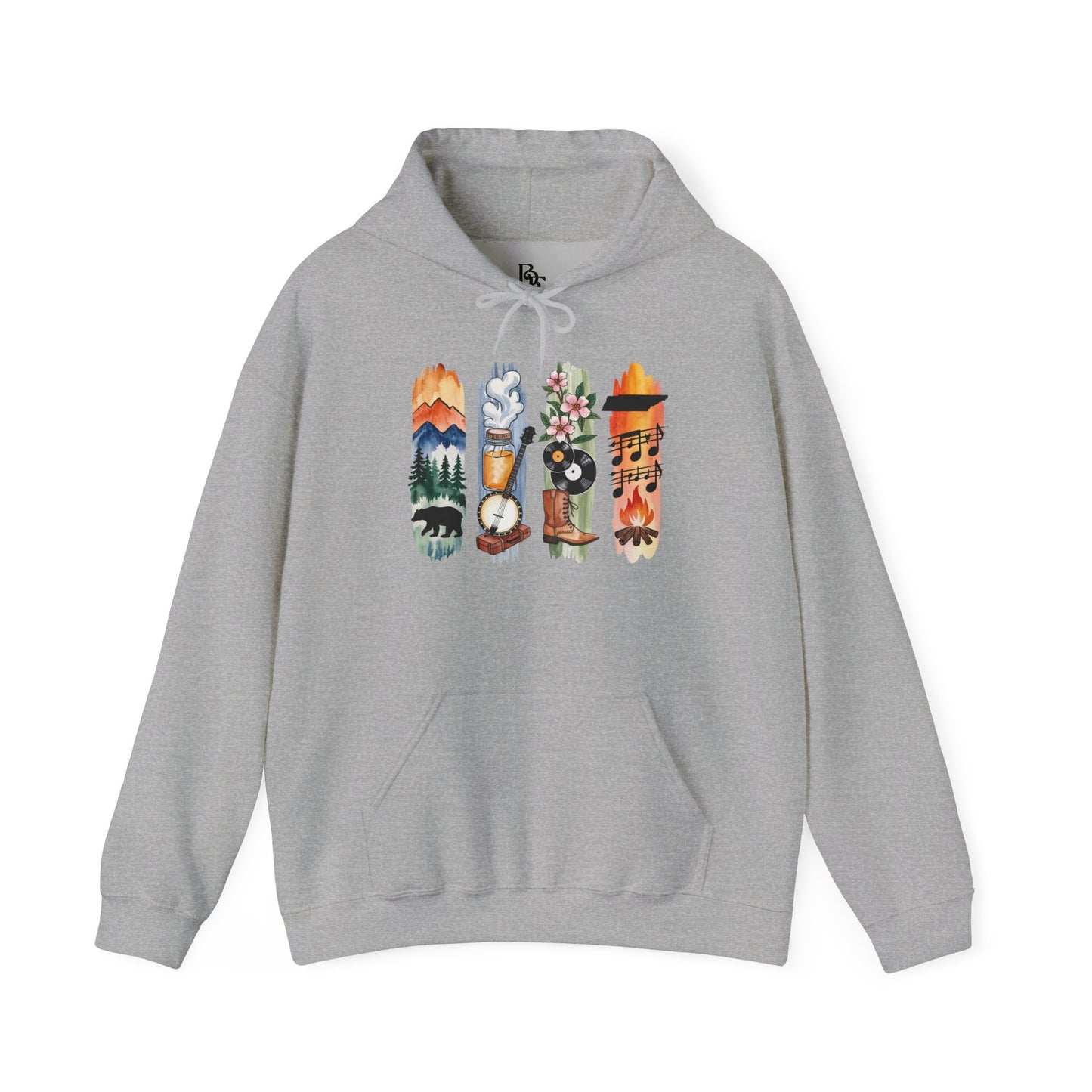 Tennessee Nature Hoodie – Unisex Smoky Mountains Sweatshirt for Outdoor & Nature lovers
