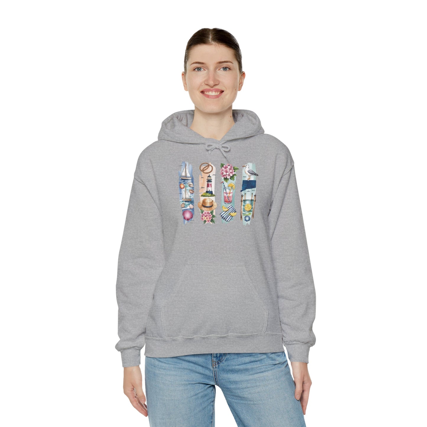 Connecticut Nature Hoodie – Unisex Sweatshirt for Forest & Shoreline Lovers