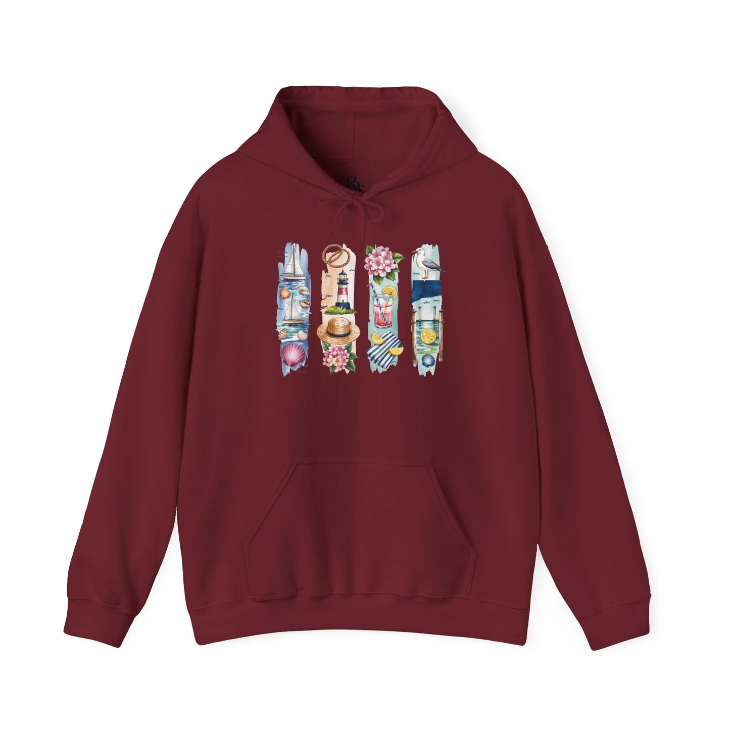 Connecticut Nature Hoodie – Unisex Sweatshirt for Forest & Shoreline Lovers