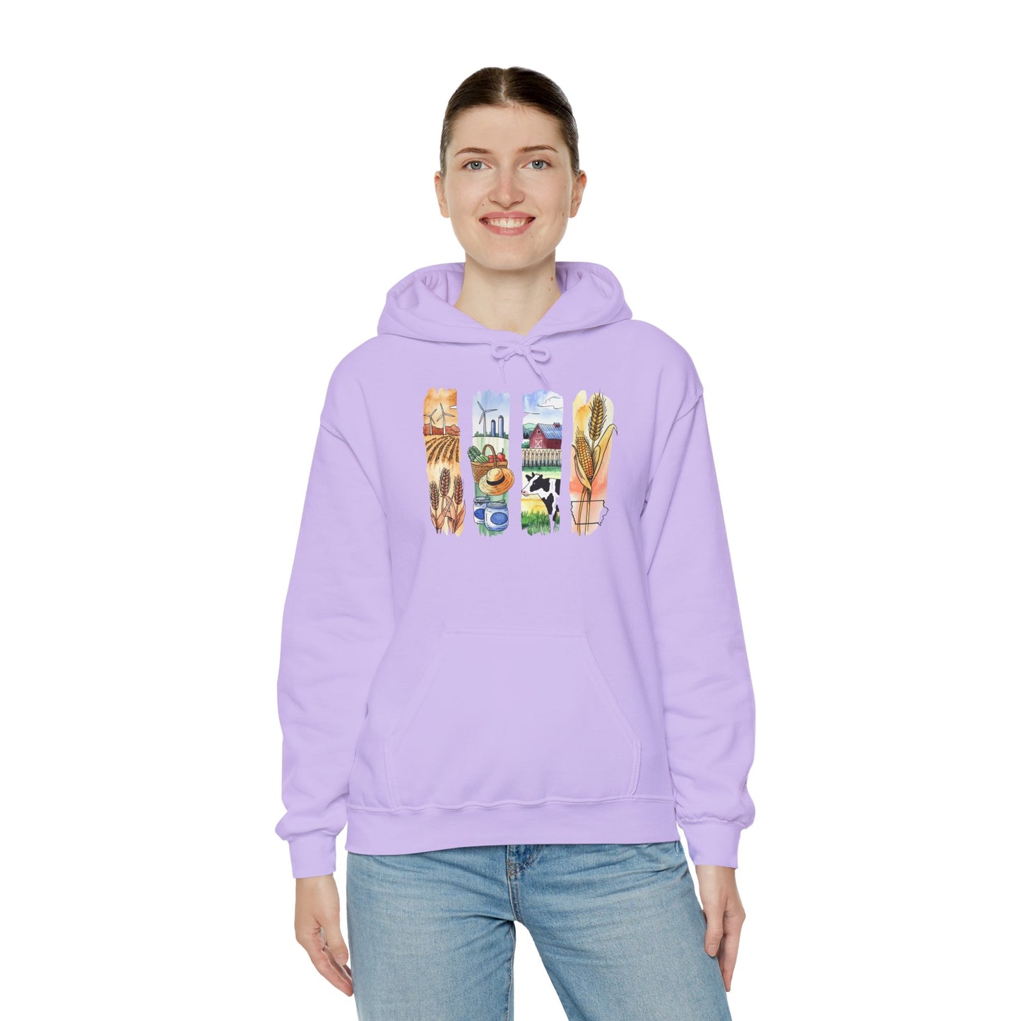 Iowa Nature Hoodie – Unisex Sweatshirt for Lounging or Exploring