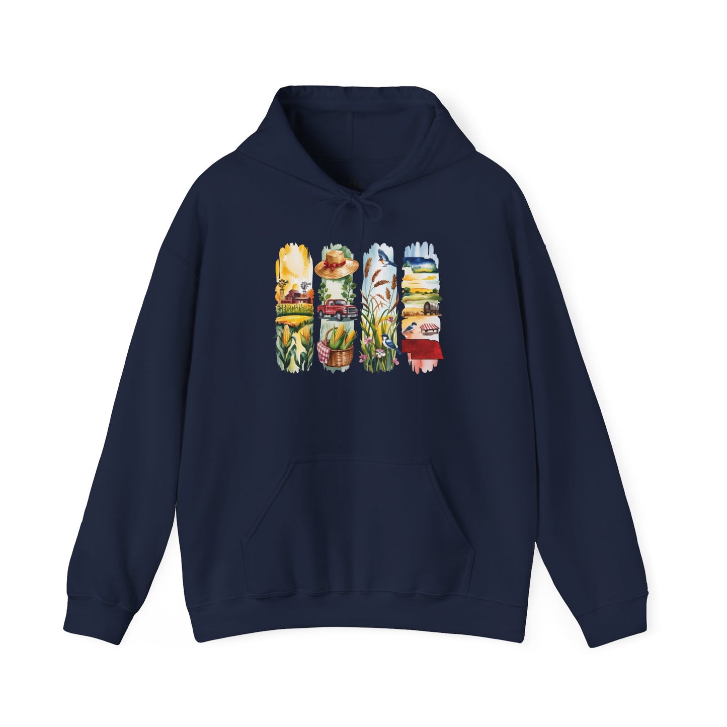 Nebraska Nature Hoodie – Unisex Sweatshirt for Prairie & Plains Explorers