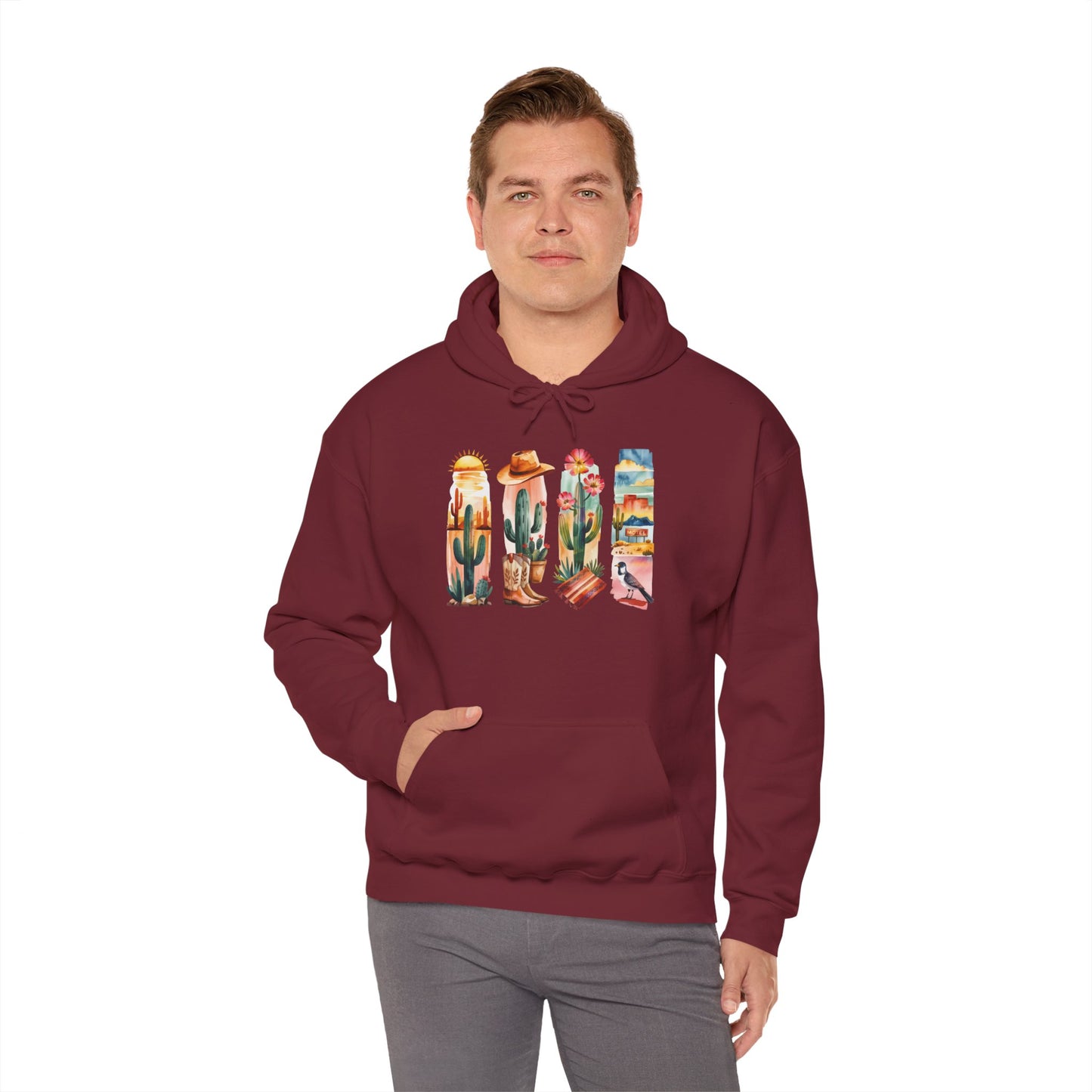Arizona Nature Hoodie – Unisex Sweatshirt for Desert Lovers