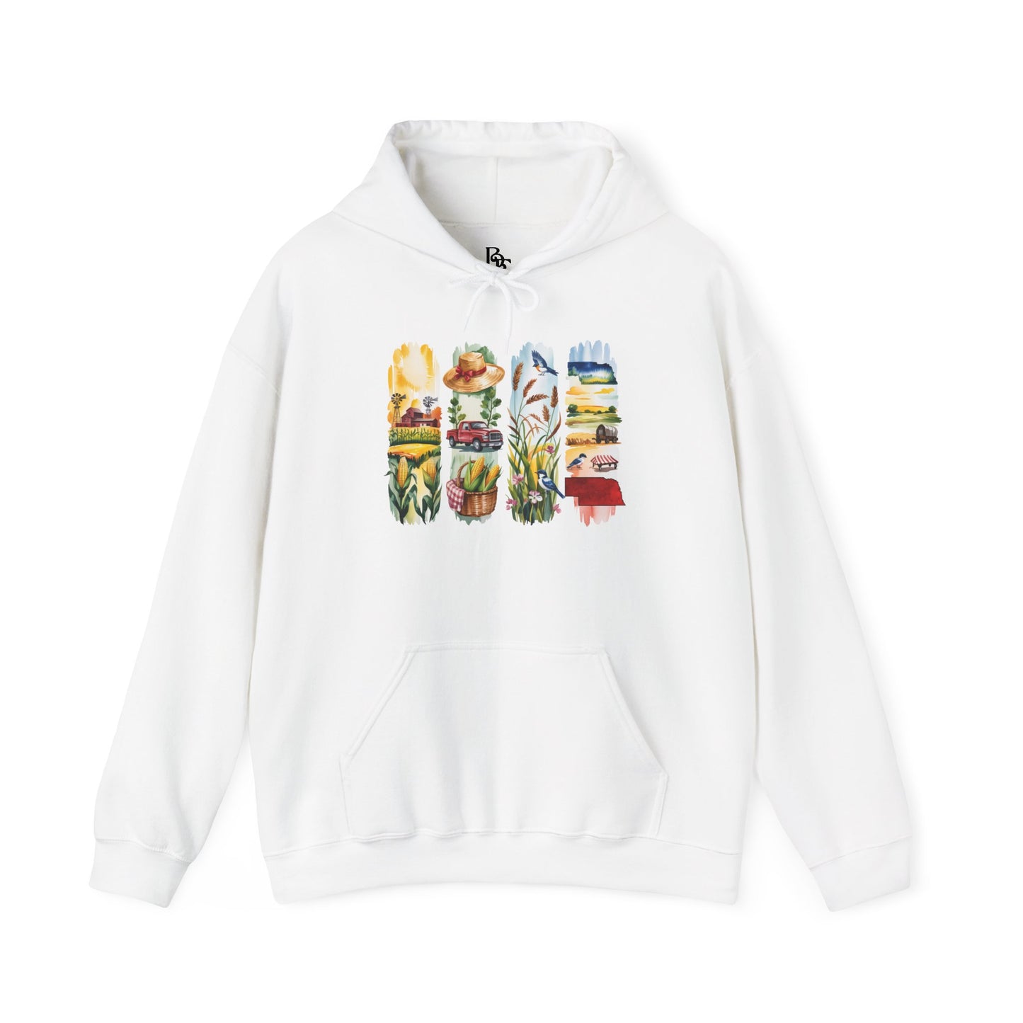 Nebraska Nature Hoodie – Unisex Sweatshirt for Prairie & Plains Explorers