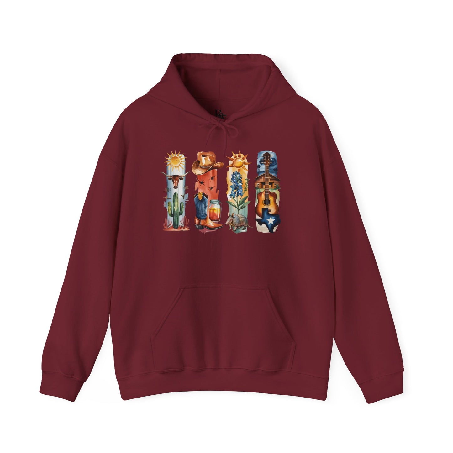 Texas Nature Hoodie – Unisex Lone Sweatshirt for Desert & Hill Country Lovers