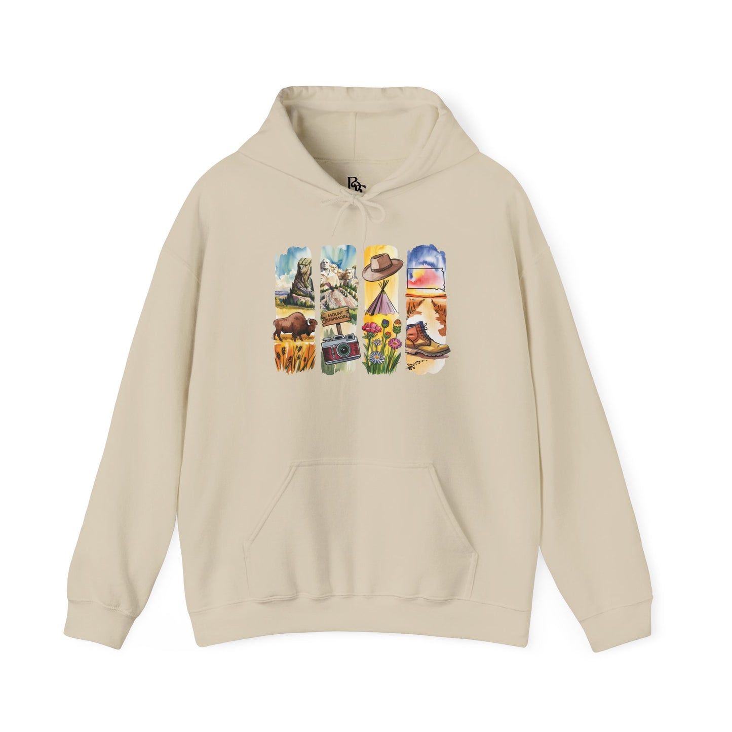 South Dakota Nature Hoodie – Unisex Sweatshirt for Outdoor Adventurers