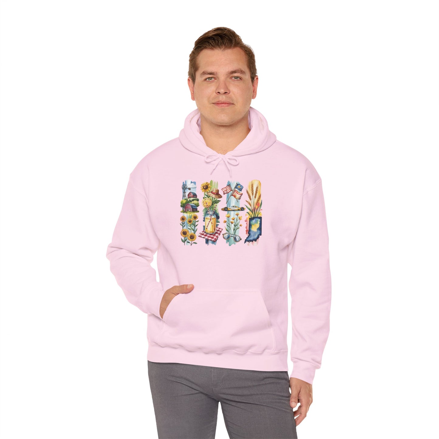 Indiana Nature Hoodie – Unisex Sweatshirt for Forest & Lakeside Wanderers