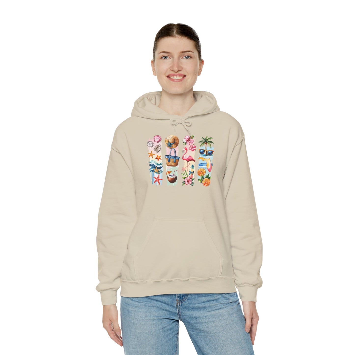 Florida Nature Hoodie – Unisex Sweatshirt for Beach Lovers