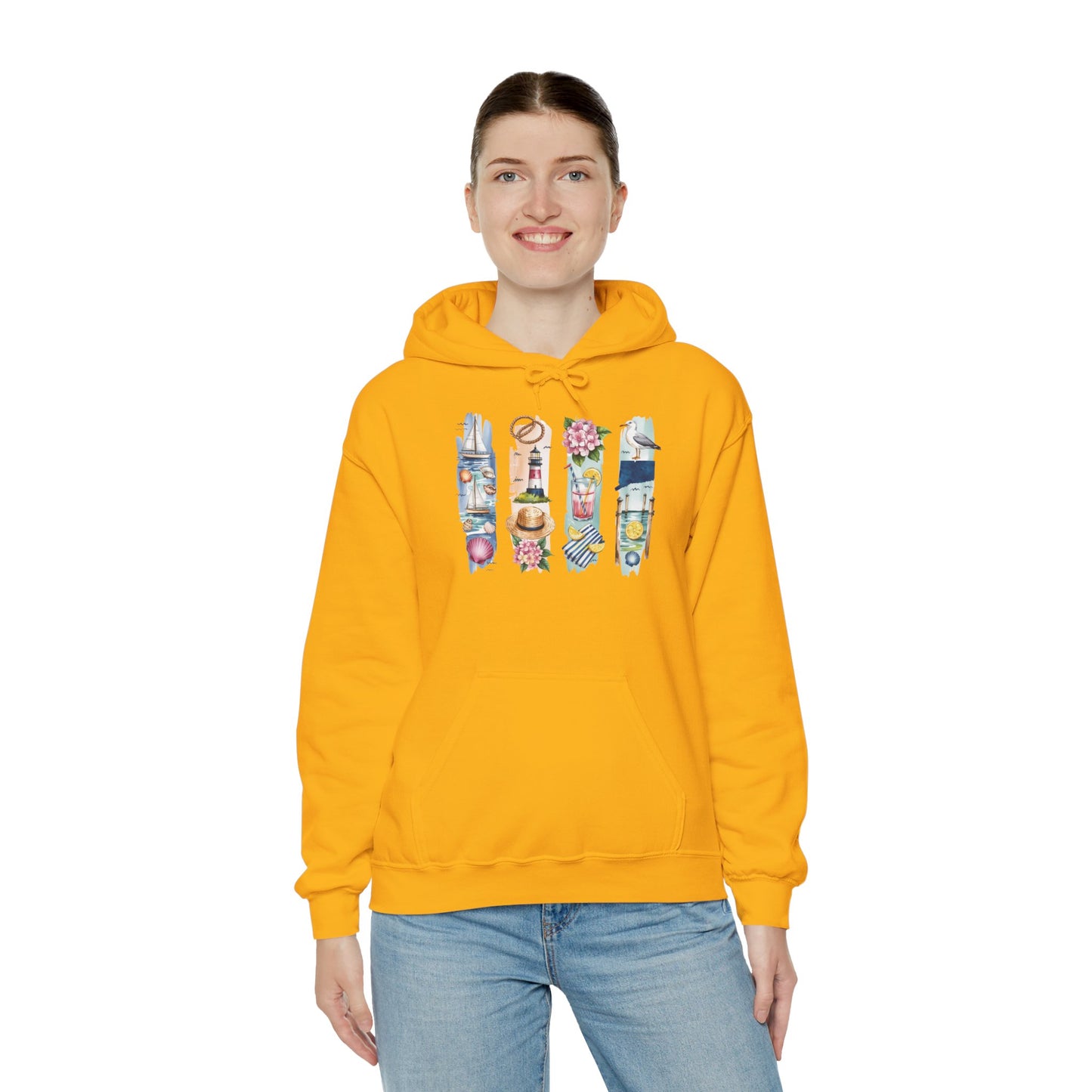 Connecticut Nature Hoodie – Unisex Sweatshirt for Forest & Shoreline Lovers