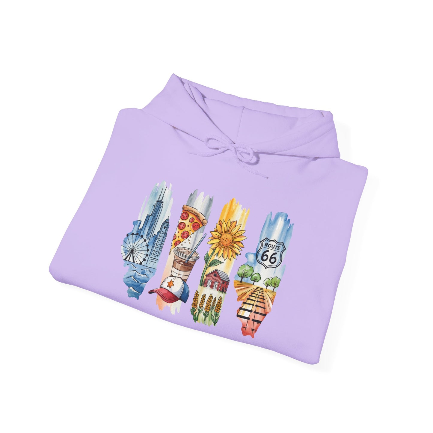Illinois Nature Hoodie – Unisex Sweatshirt for Trail, Lake & City Escape Lovers