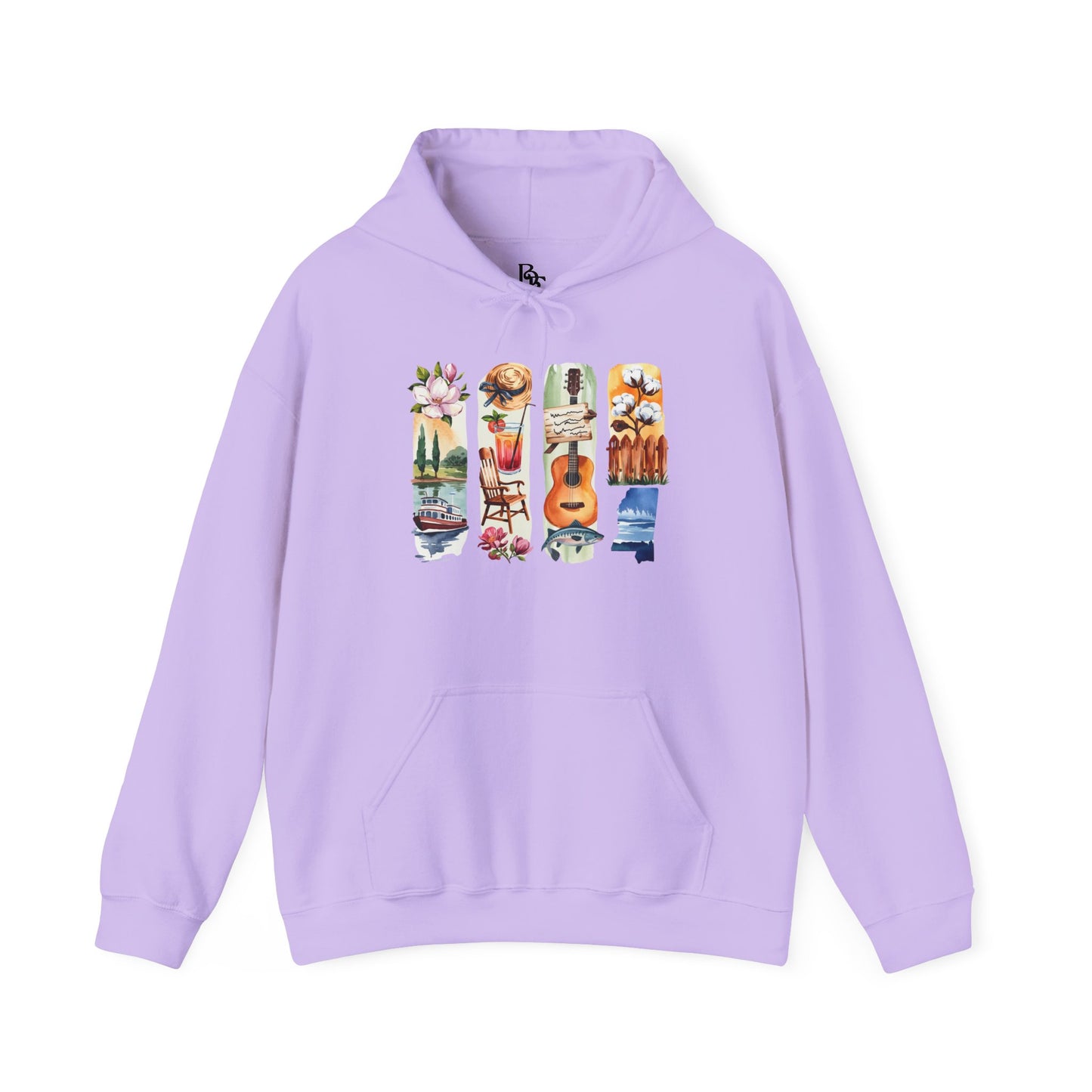 Mississippi Nature Hoodie – Unisex Sweatshirt for River & Forest Lovers