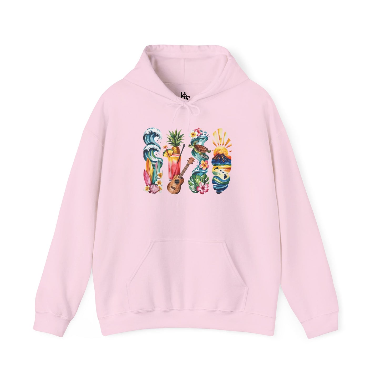 Hawaii Nature Hoodie – Unisex Sweatshirt for Volcano & Ocean Lovers