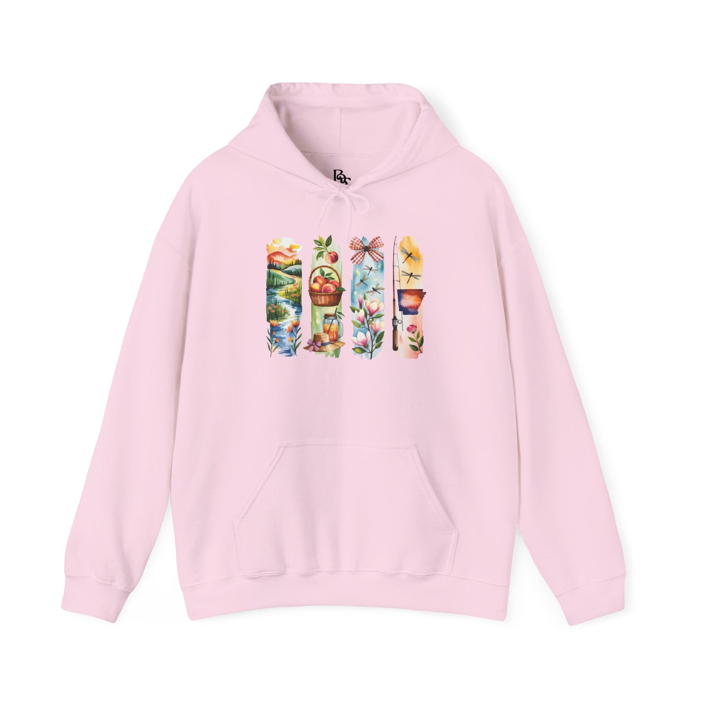 Arkansas Nature Hoodie – Unisex Sweatshirt for Forest & River Lovers