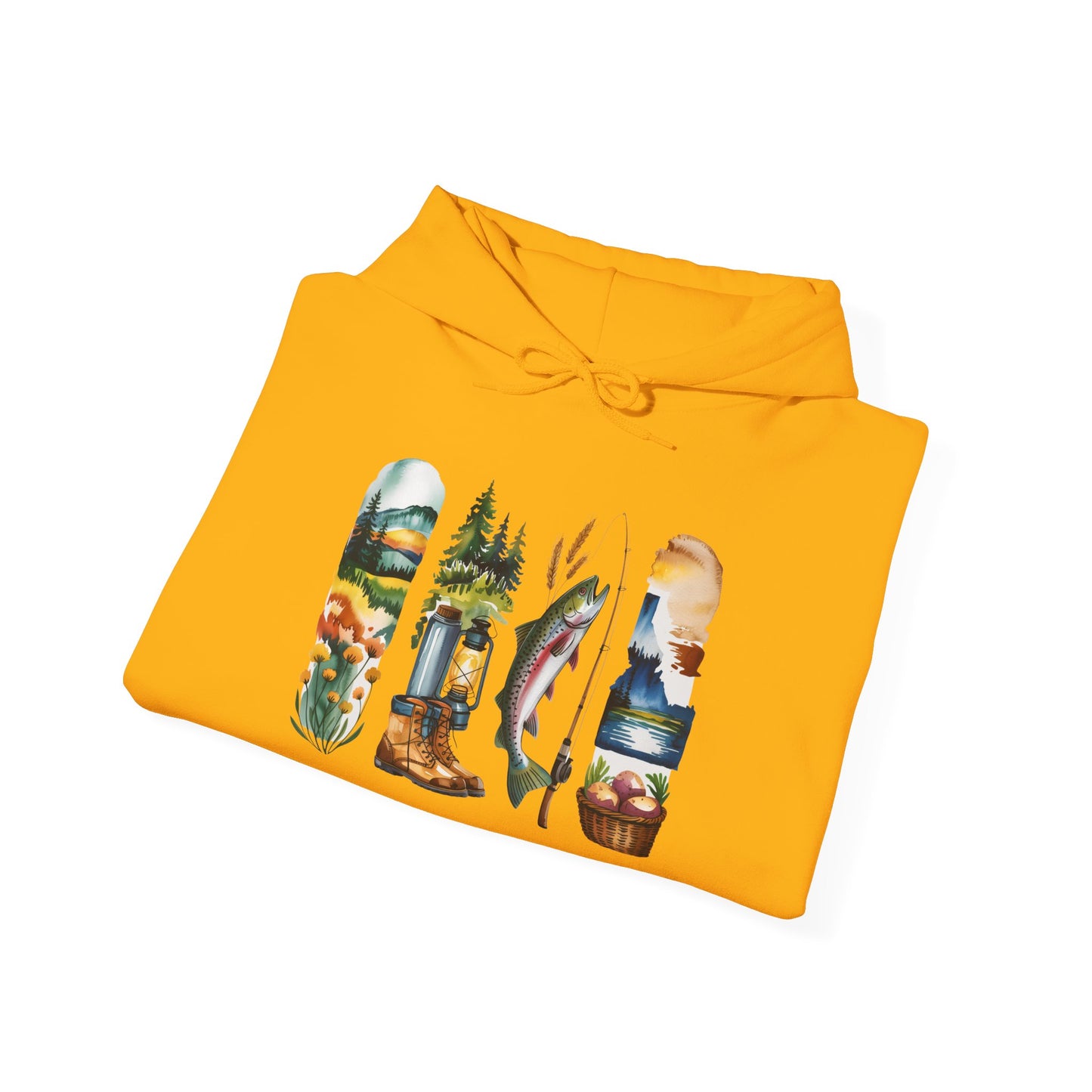Idaho Nature Hoodie – Unisex Sweatshirt for Mountain & River Lovers