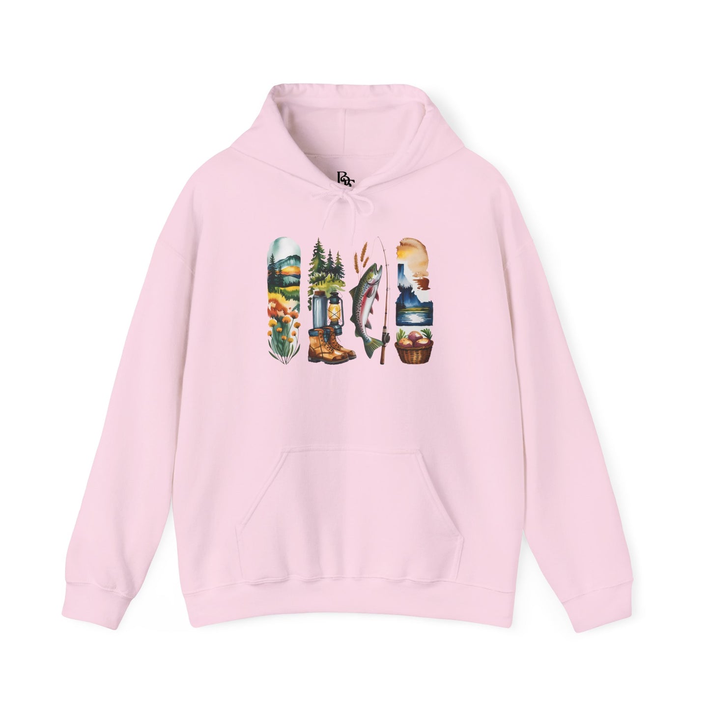 Idaho Nature Hoodie – Unisex Sweatshirt for Mountain & River Lovers