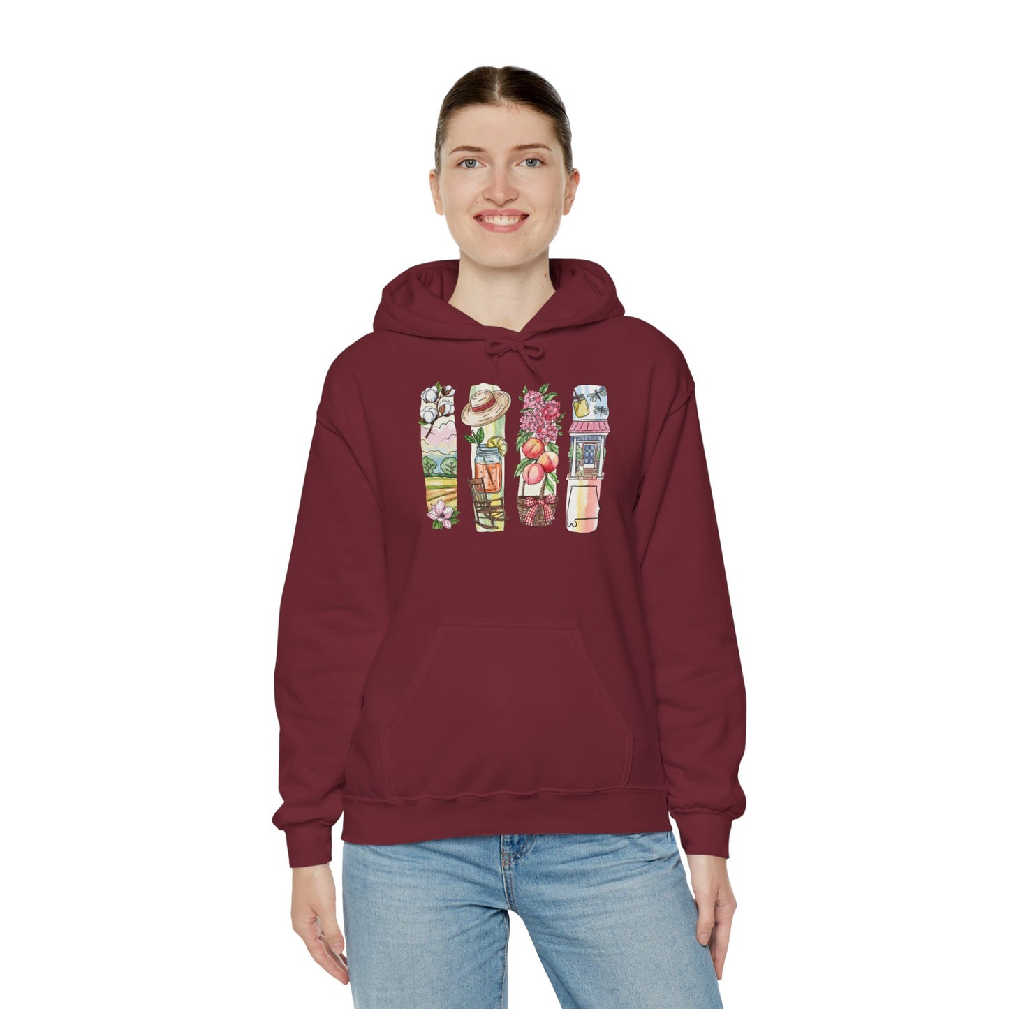 Alabama Nature Hoodie – Unisex Sweatshirt for Forest & River Explorers