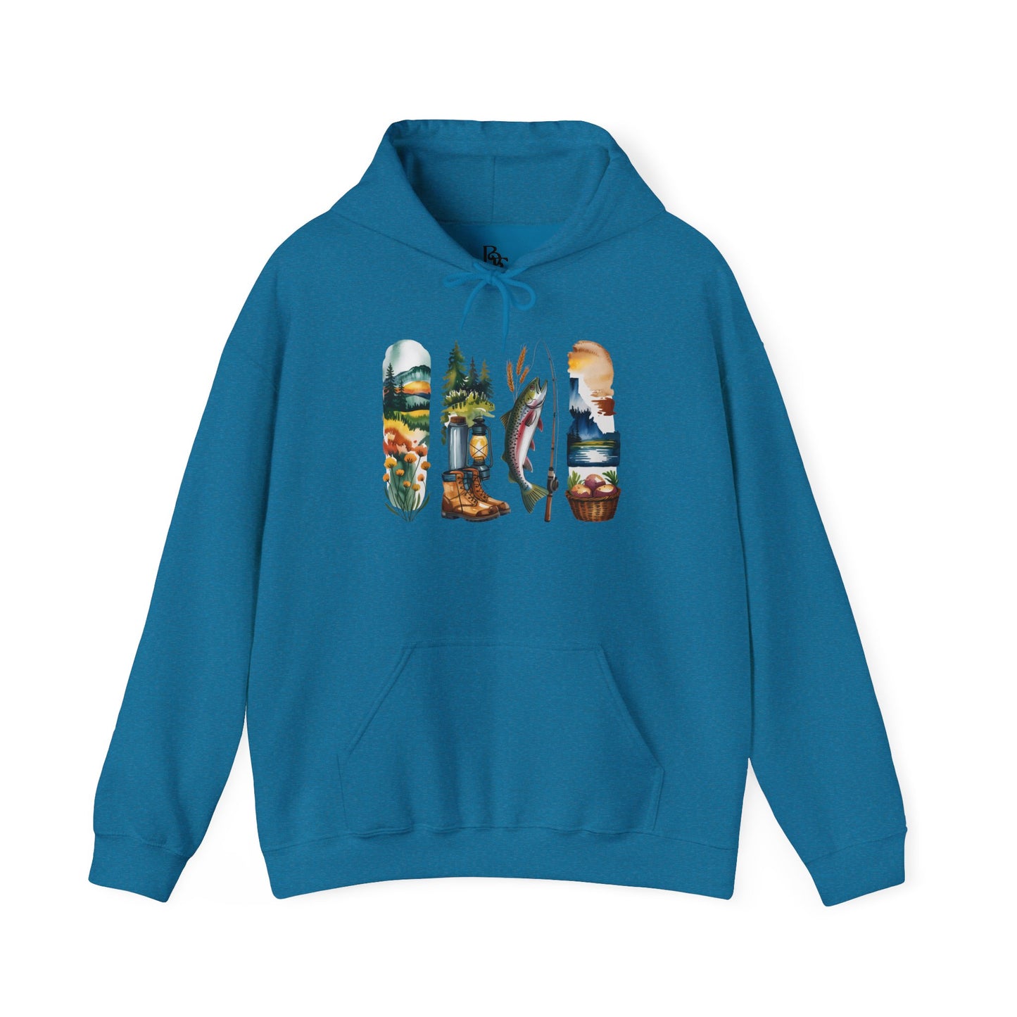 Idaho Nature Hoodie – Unisex Sweatshirt for Mountain & River Lovers