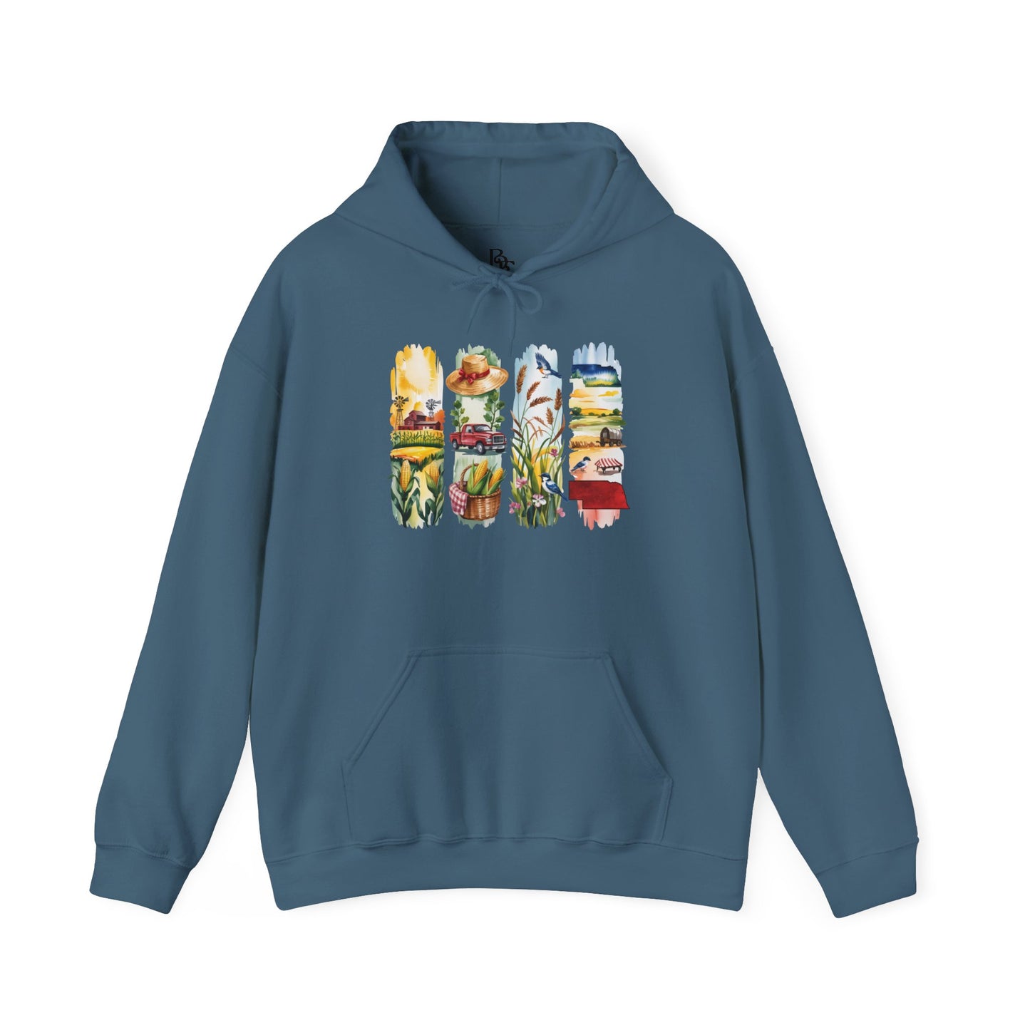 Nebraska Nature Hoodie – Unisex Sweatshirt for Prairie & Plains Explorers