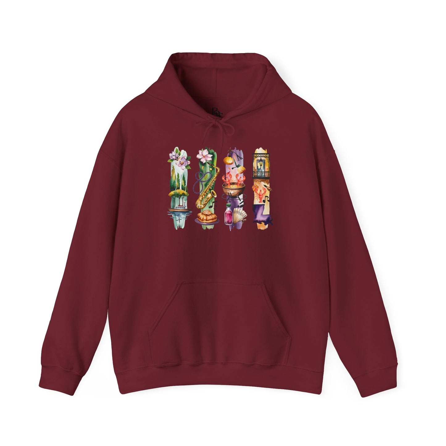 Louisiana Nature Hoodie – Unisex Sweatshirt for Music, Culture & Nature Lovers