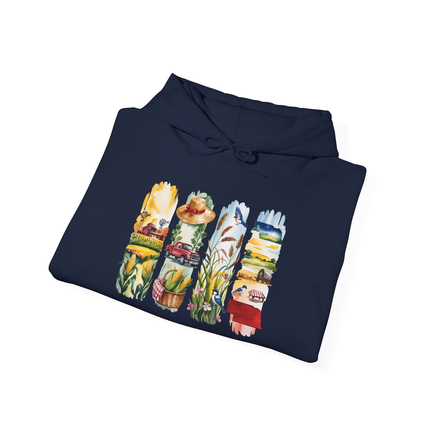 Nebraska Nature Hoodie – Unisex Sweatshirt for Prairie & Plains Explorers